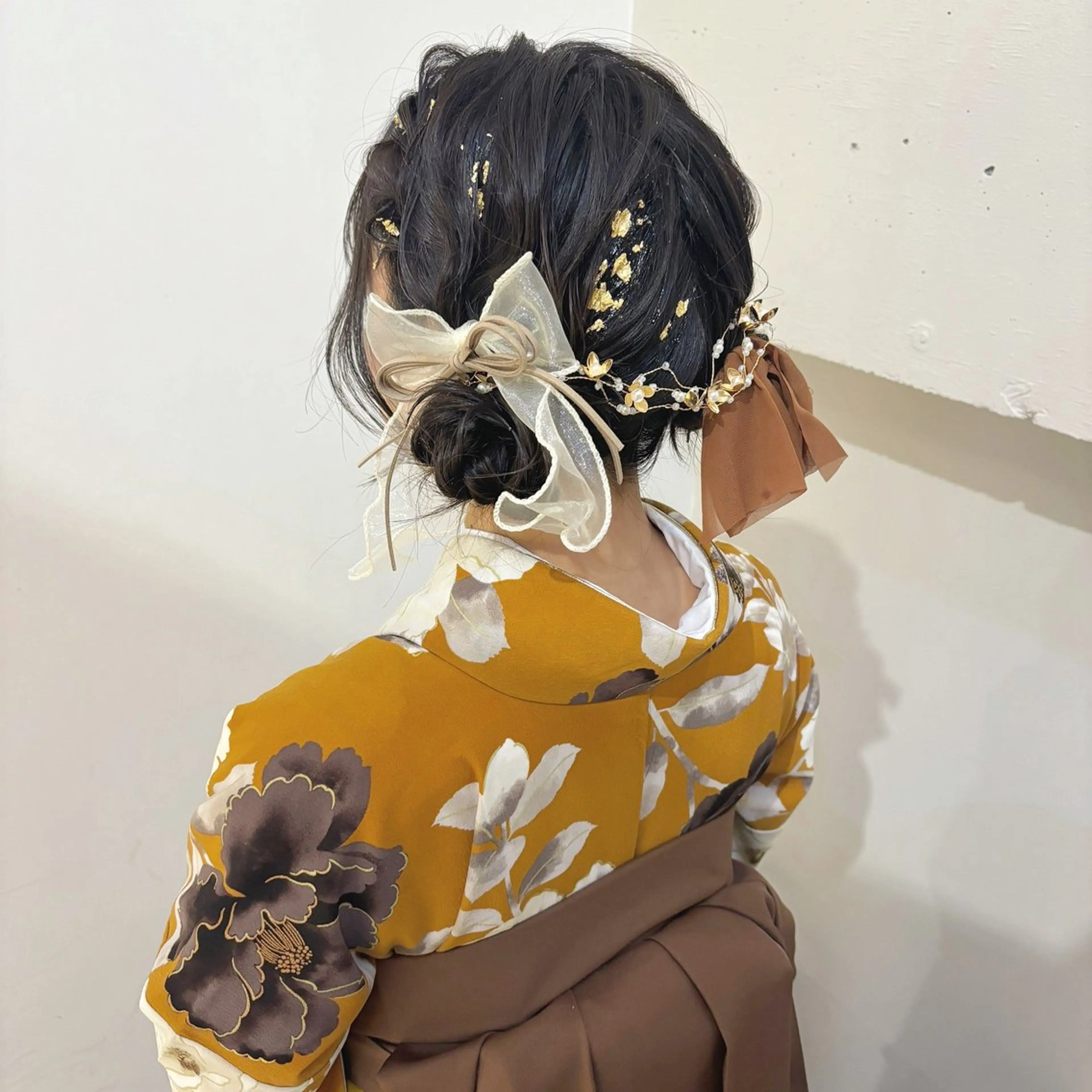 ミディアム ヘアアレンジ 卒業式のヘアスタイル ヘアセット 🫧 nanaco🫧のヘアスタイル