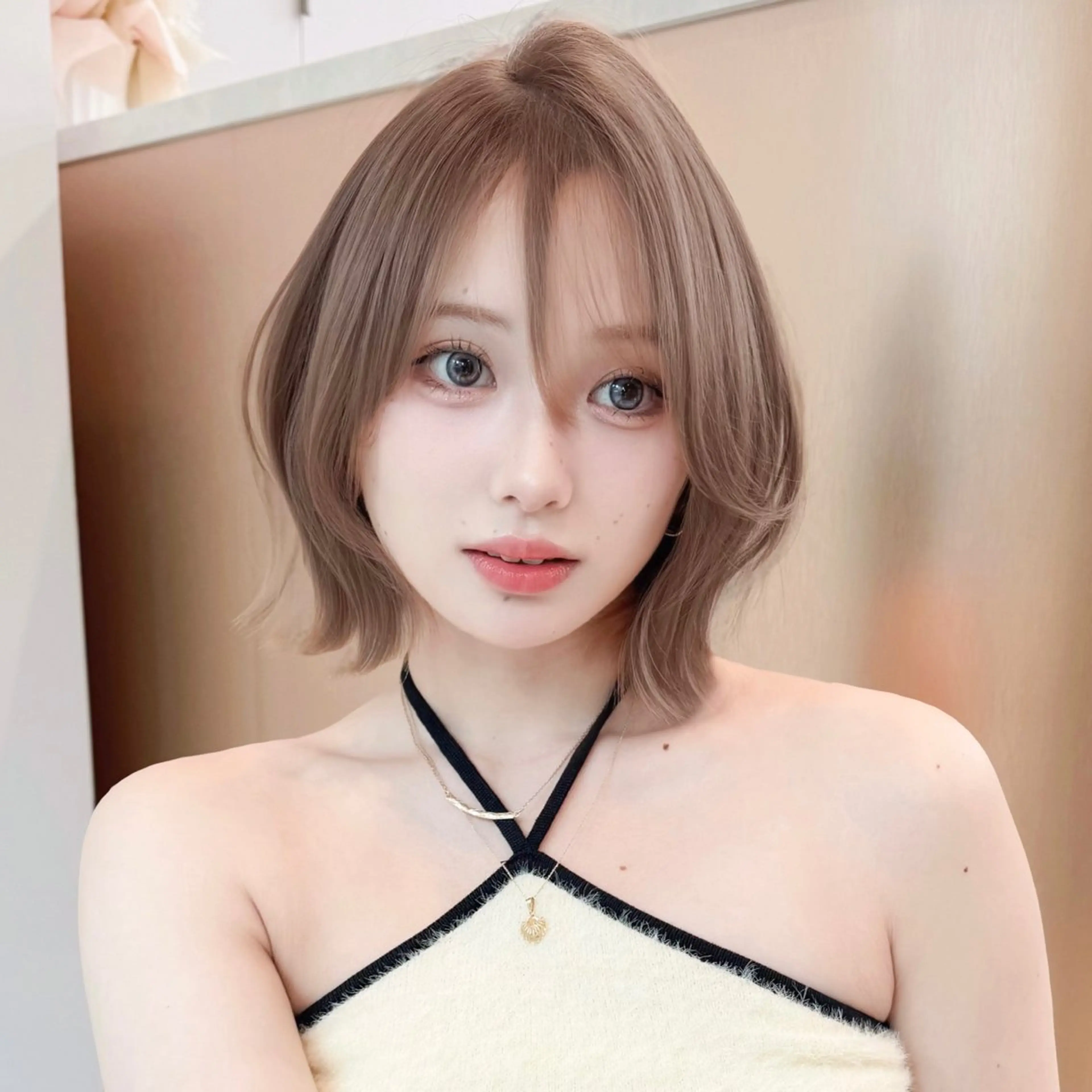 ショート カット ヘアカラー トリートメント レイヤー/韓国/ボブ 縮毛矯正/畠中ケントのヘアスタイル