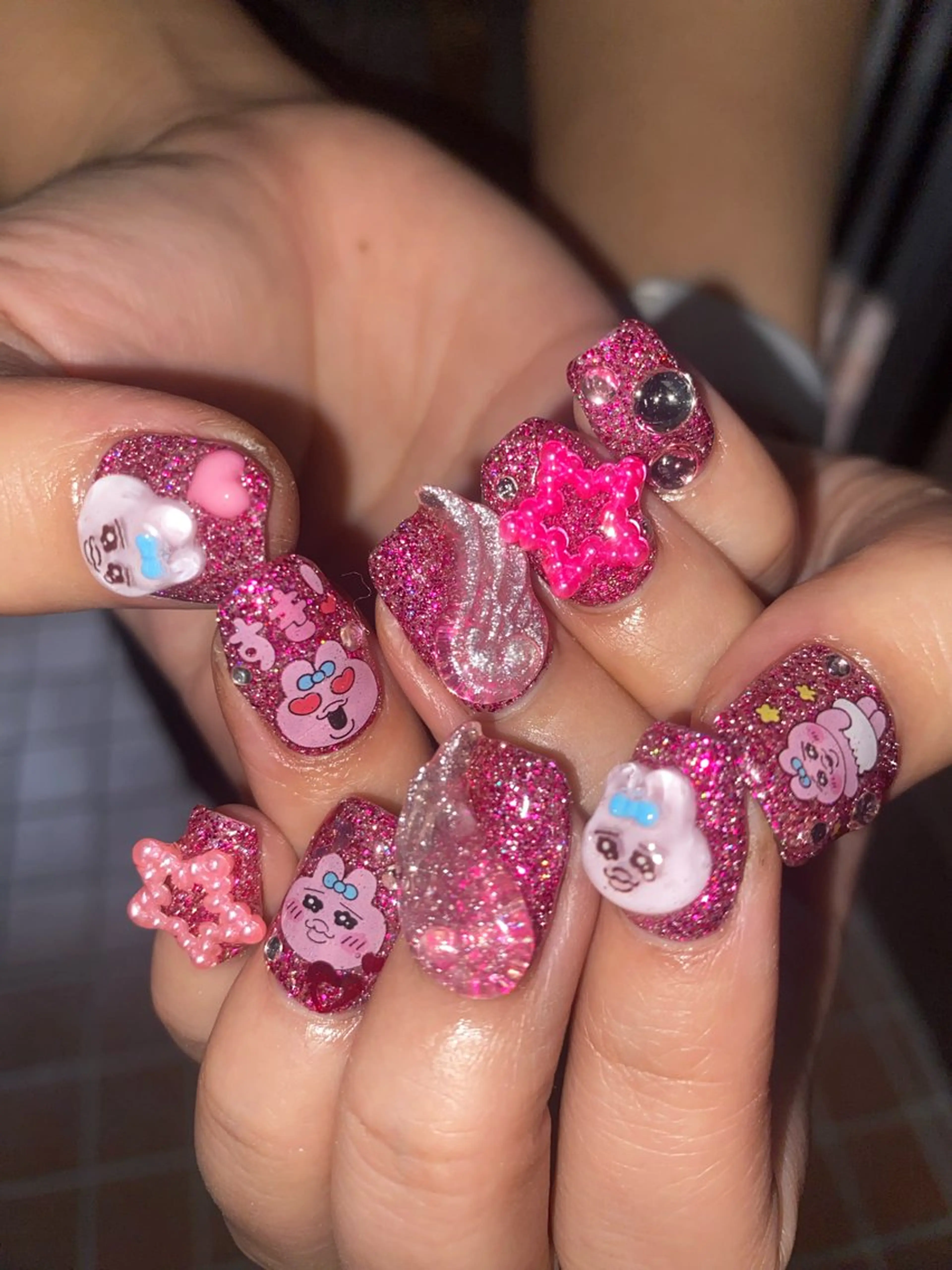 ネイル 個性派🌺推しネイル 💅💞hota🐇のネイルデザイン