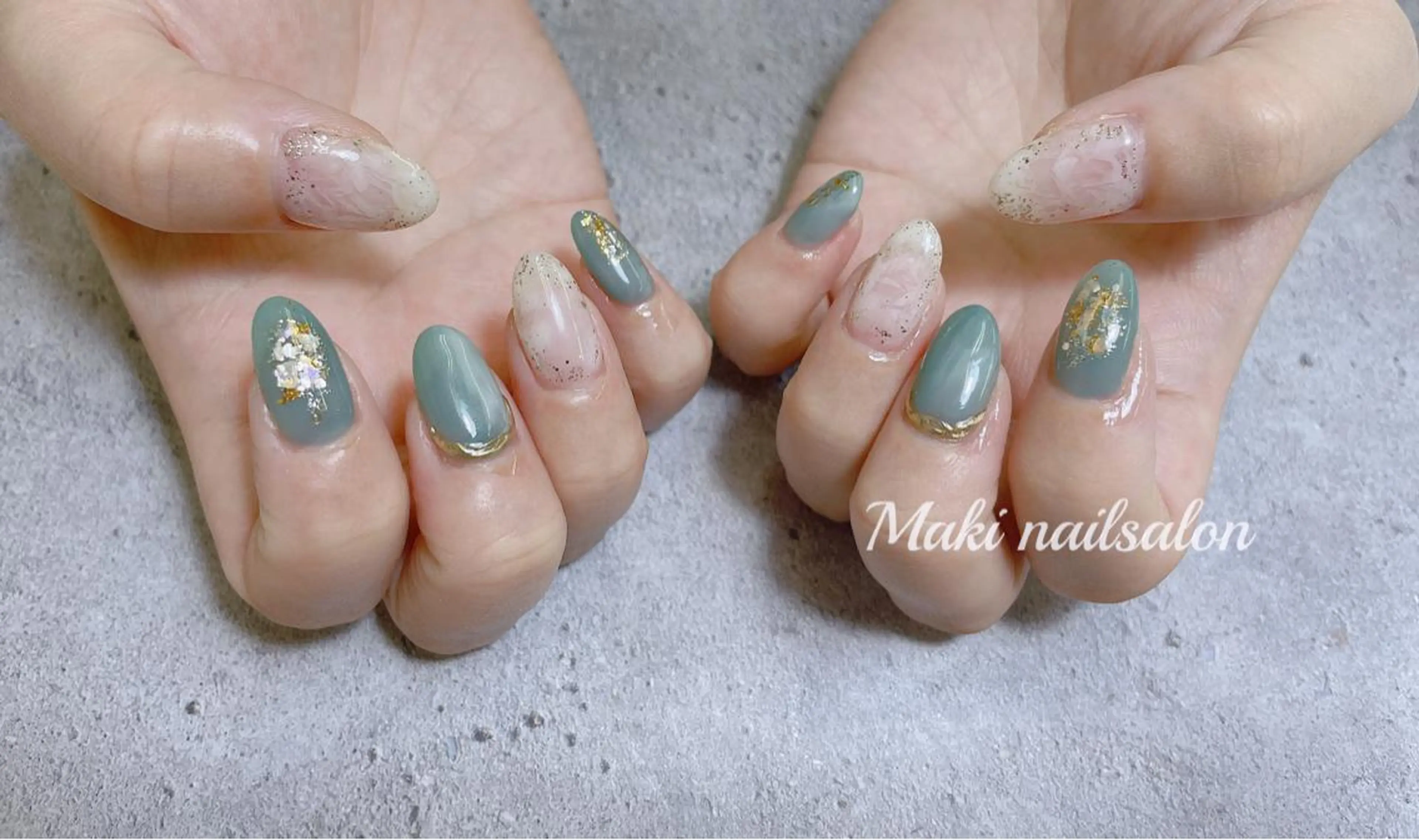 ネイル ハンドネイル マキ ネイルサロンのネイルデザイン