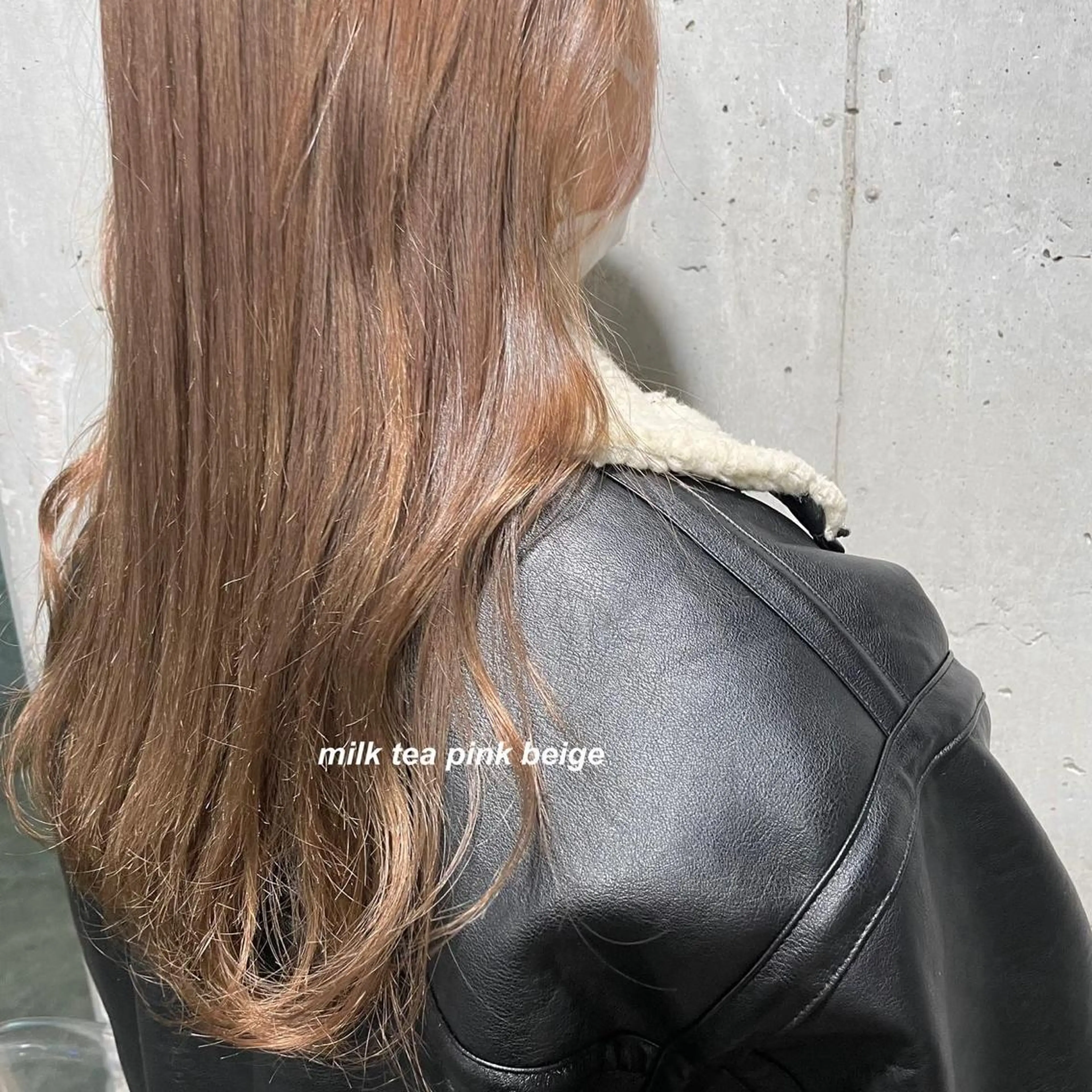 セミロング カラー レイヤーカット 韓国ヘアayameのヘアスタイル