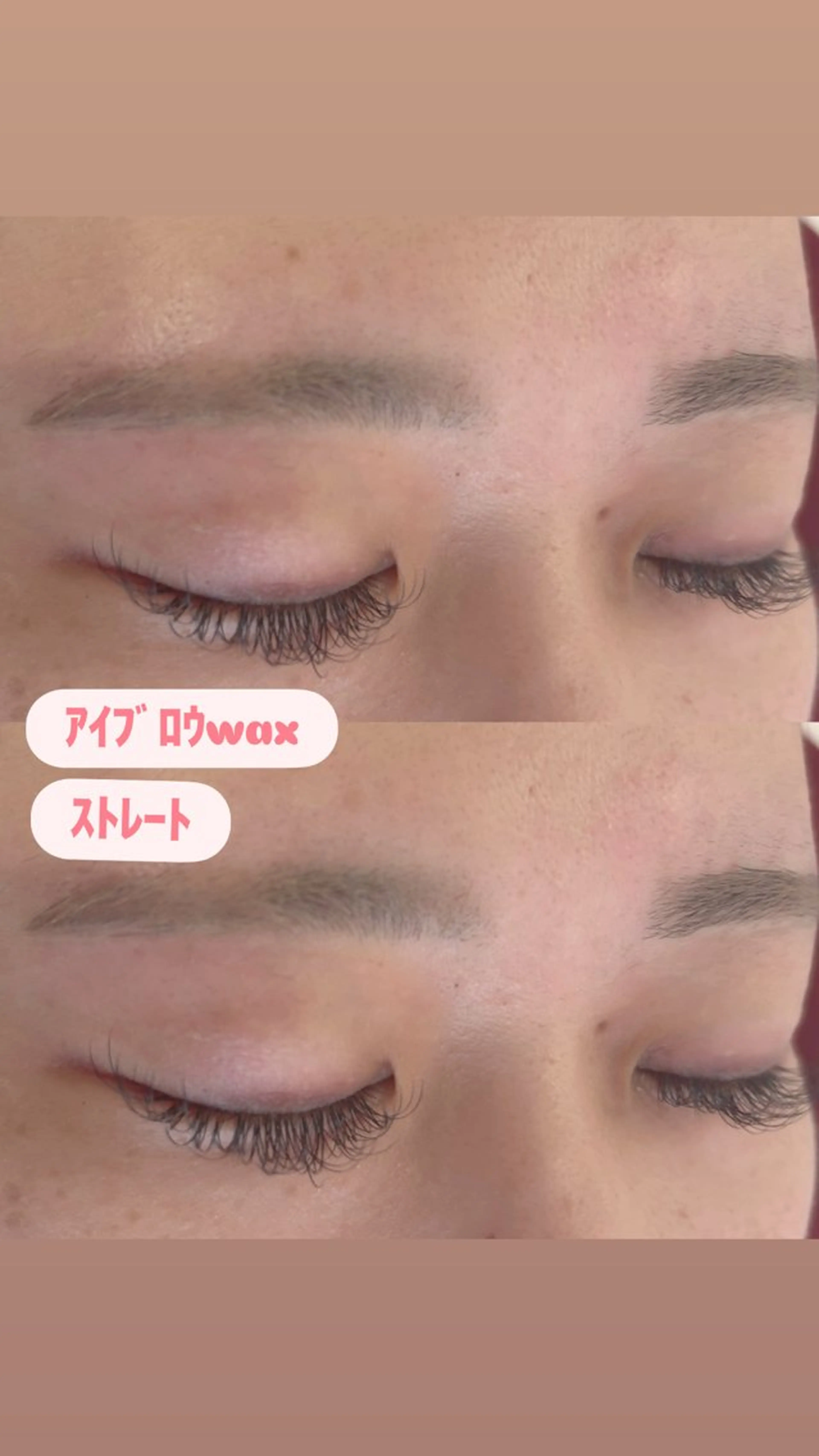 🎀アイブロウwaxスタイリング(ストレート,ストレートアーチ,アーチ)選択可⭐︎黄金比で眉毛を綺麗に🪽の写真