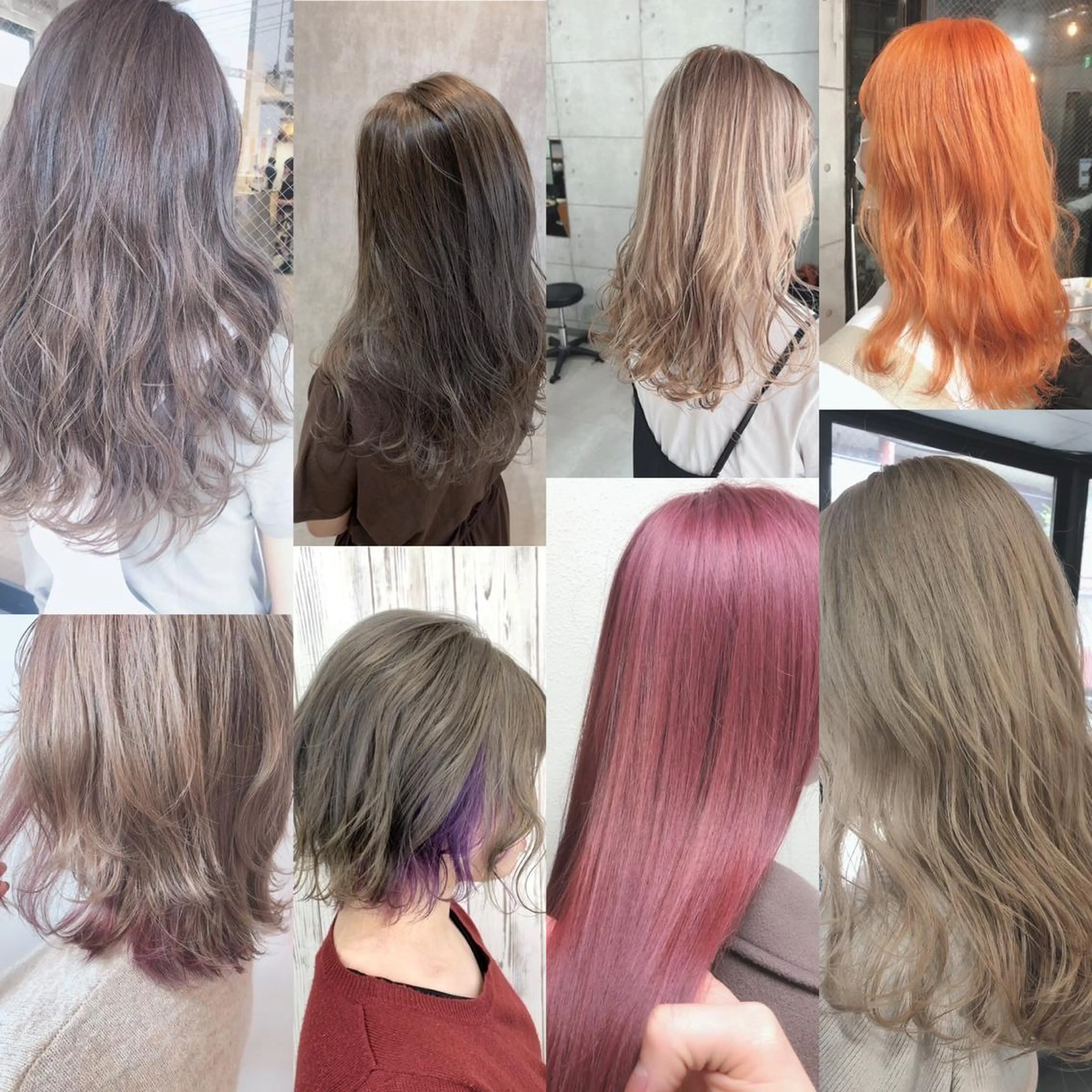 ミディアム カラー ヘアアレンジ アディクシーカラー ブリーチ ケアブリーチ ダブルカラー イヤリングカラー ヘアカラー トリートメント ヘアセット 髪質改善デザイナー &mirai ryoのヘアスタイル