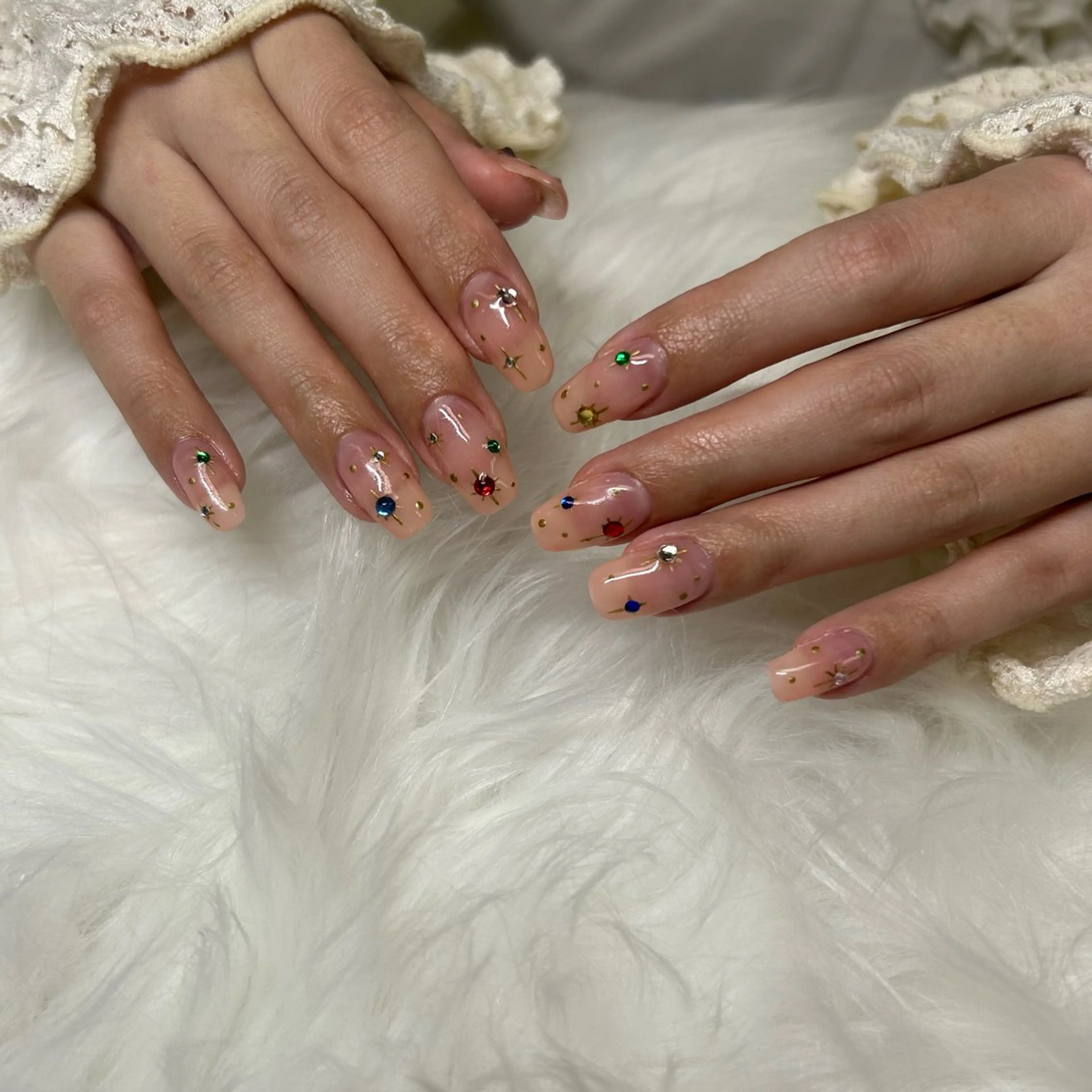 セミロング ハンドネイル nail salon chai Asakaのネイルデザイン