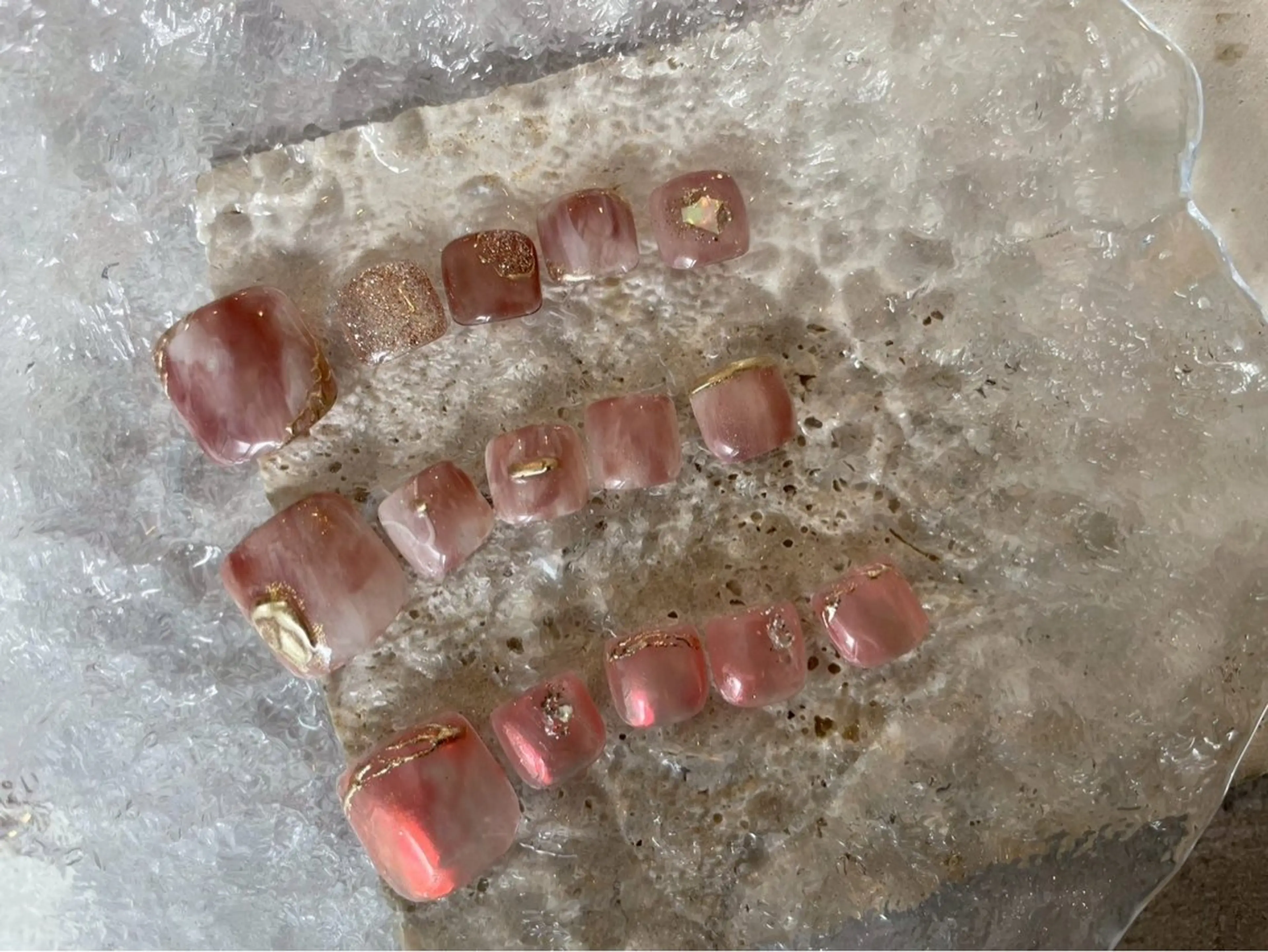 ネイル フットネイル ニュアンスネイル atelier d Cocoのネイルデザイン