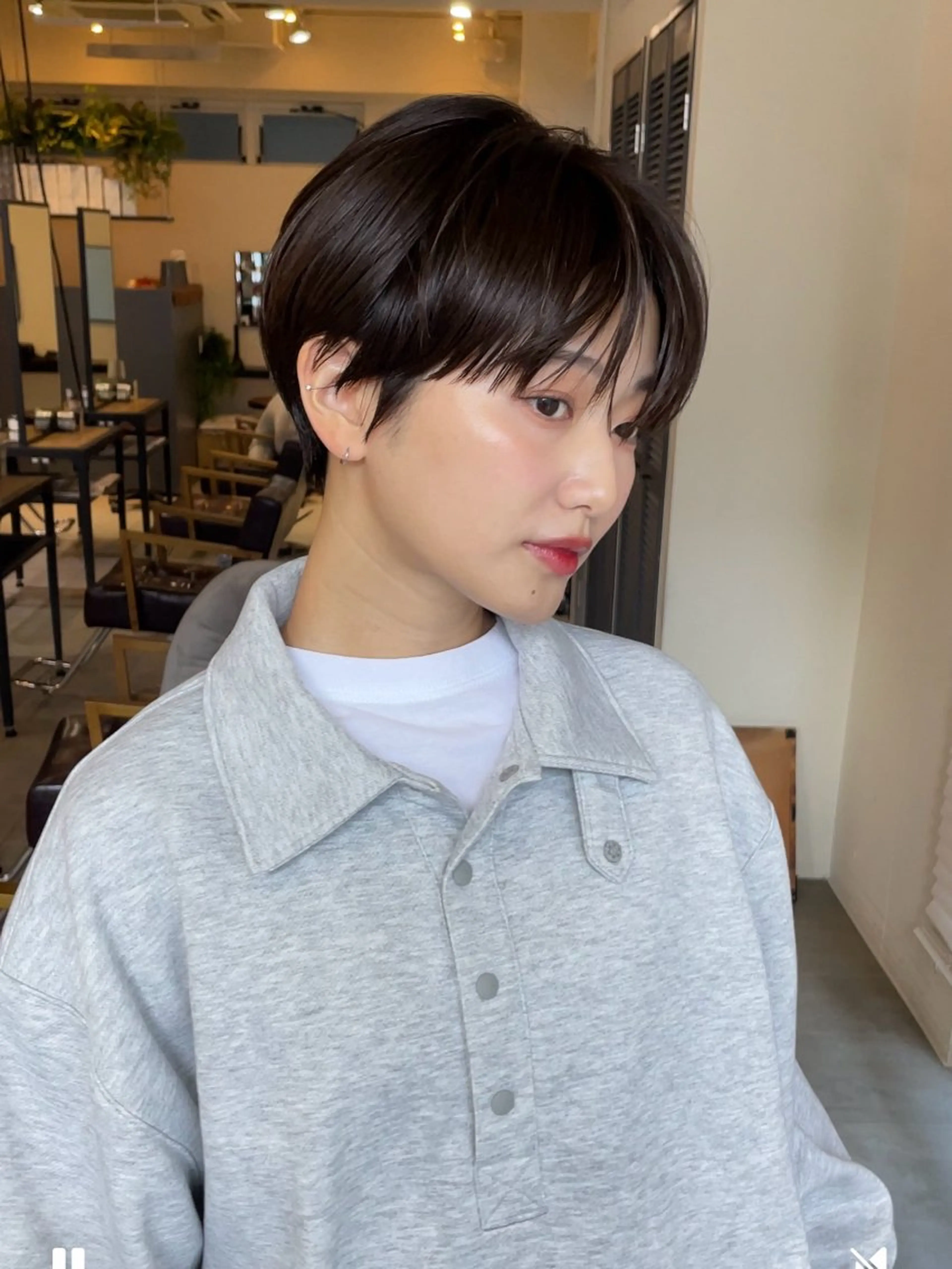 ショート カラー パーマ côte所属・🫧 りょうた 🫧 ショート特化/表参道のヘアスタイル