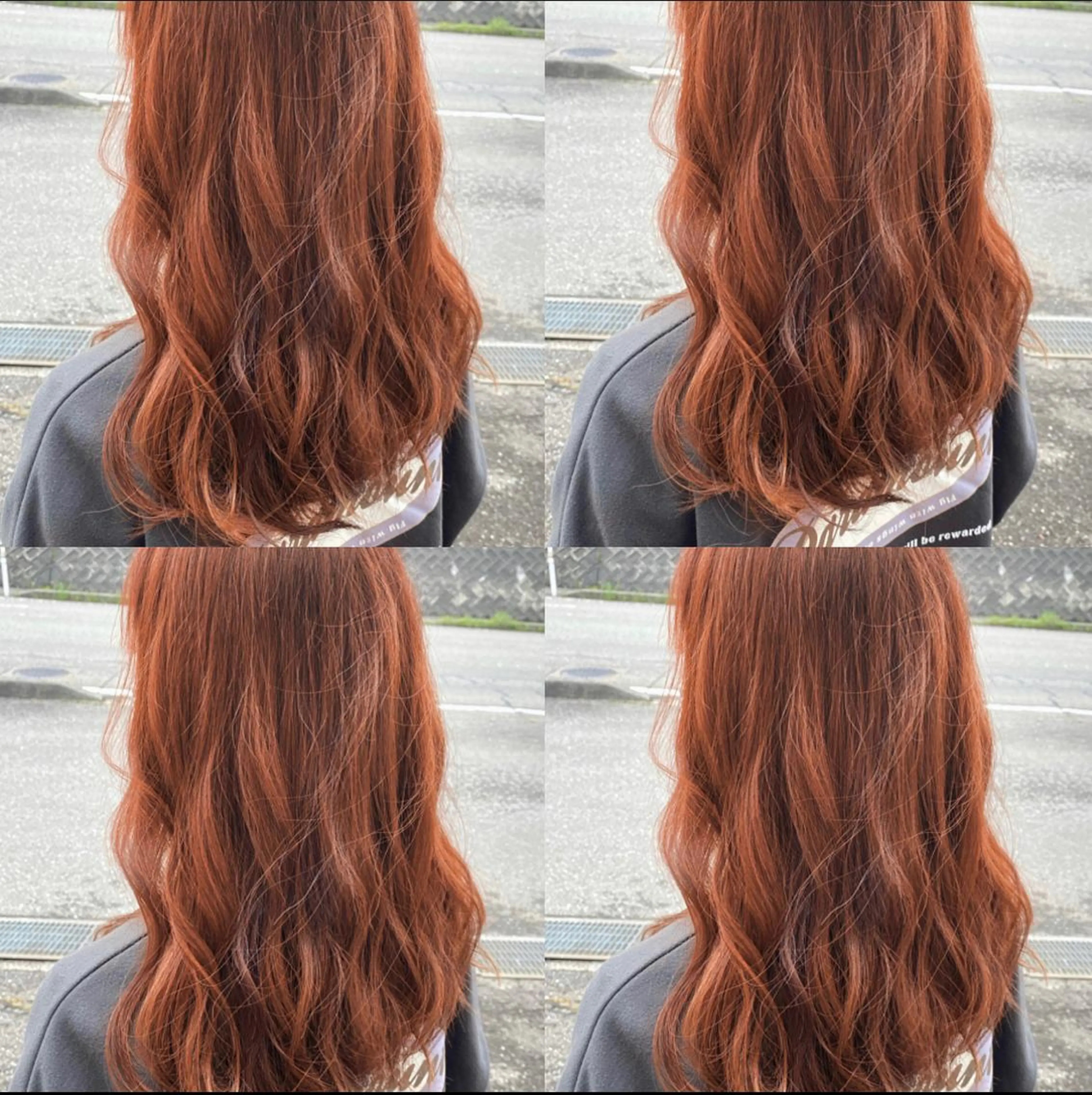 ロング カラー 💘韓国カラー💘 クルミのヘアスタイル