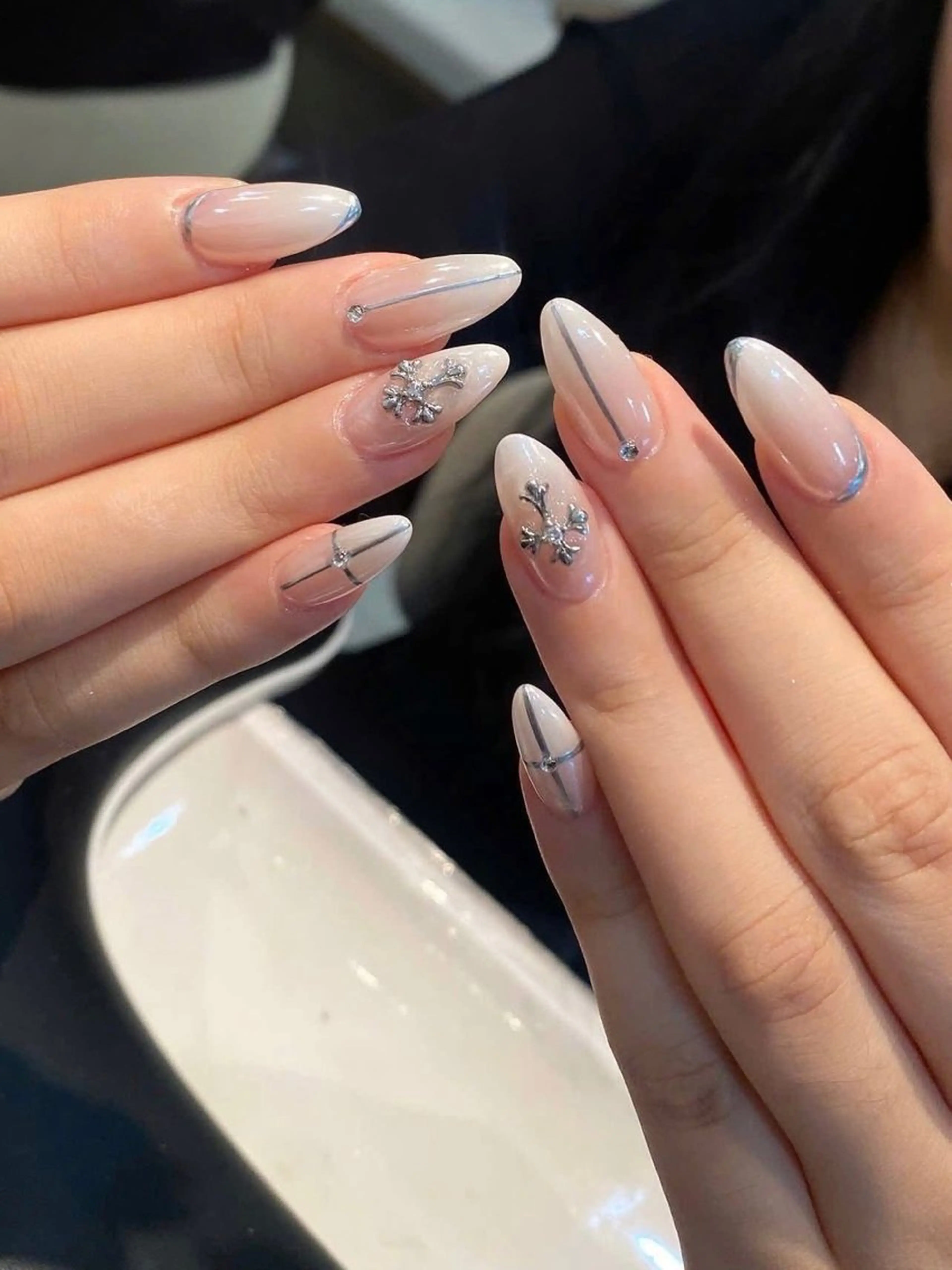 ネイル 韓国ネイル 持ち込み ニュアンスネイル ネイルチップ ROSE ANA CHUO 本川越のネイルデザイン