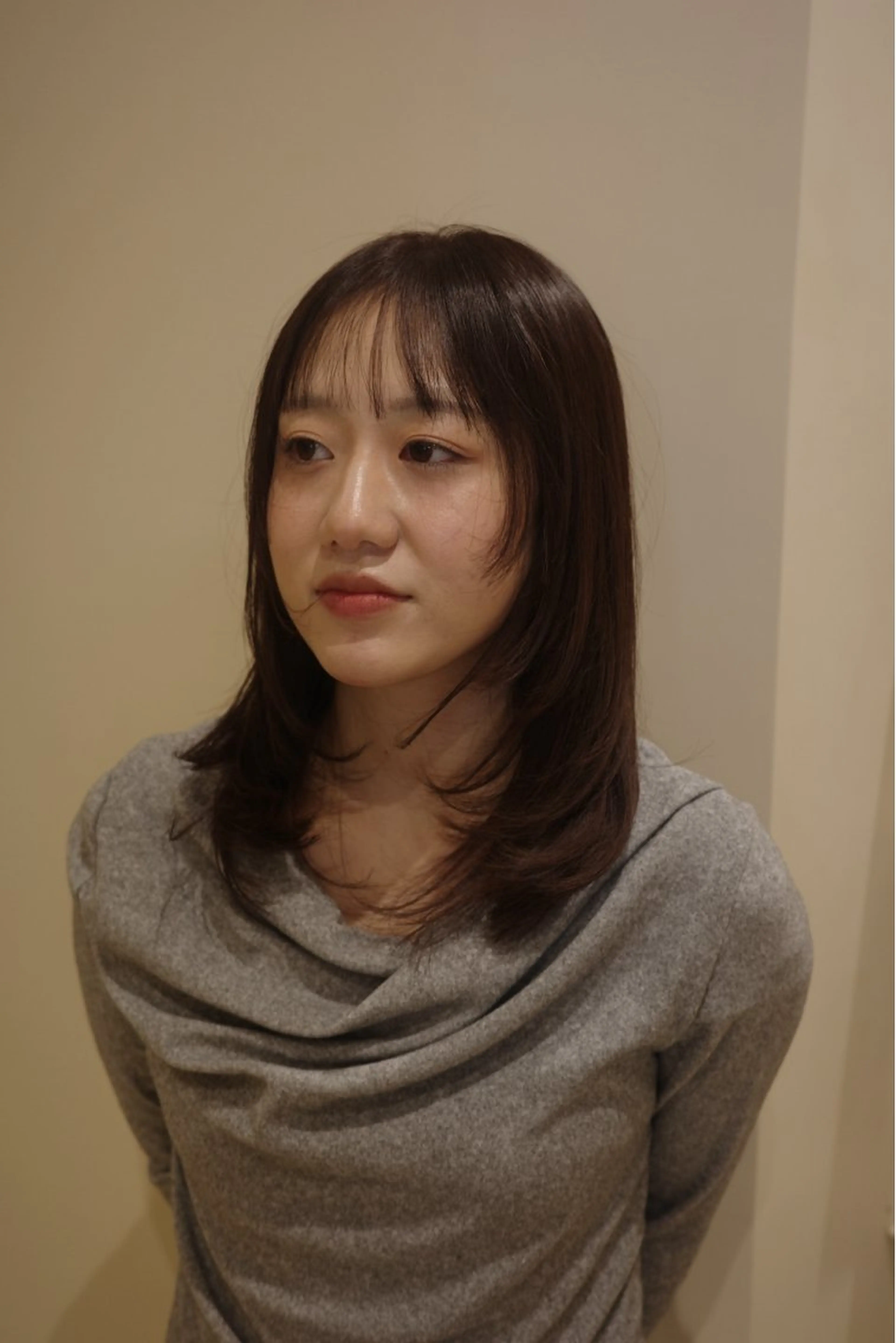 カラー ブラウンカラー ヘアカラー 菰口 美優のヘアスタイル