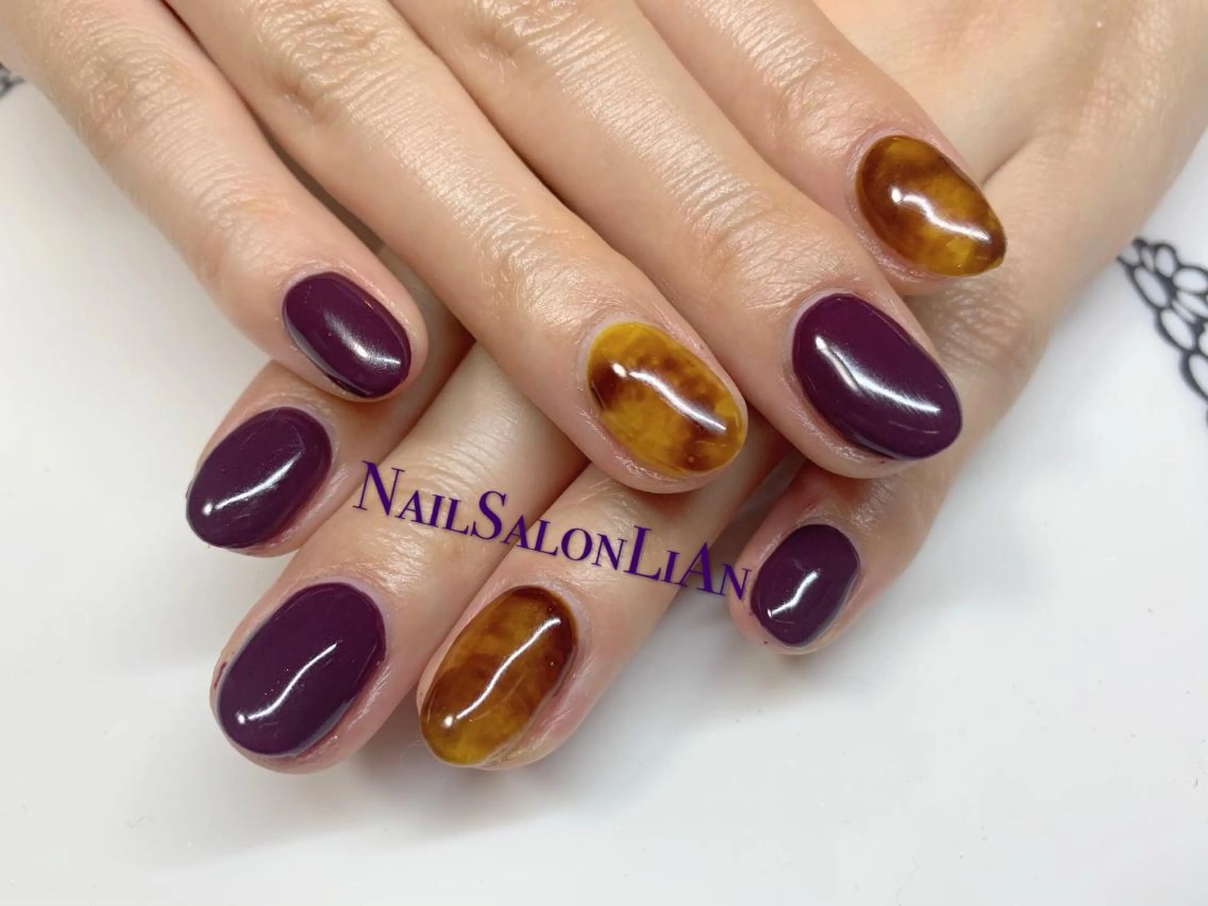 ネイル 持ち込み ハンドネイル NailSalon LiAnのネイルデザイン