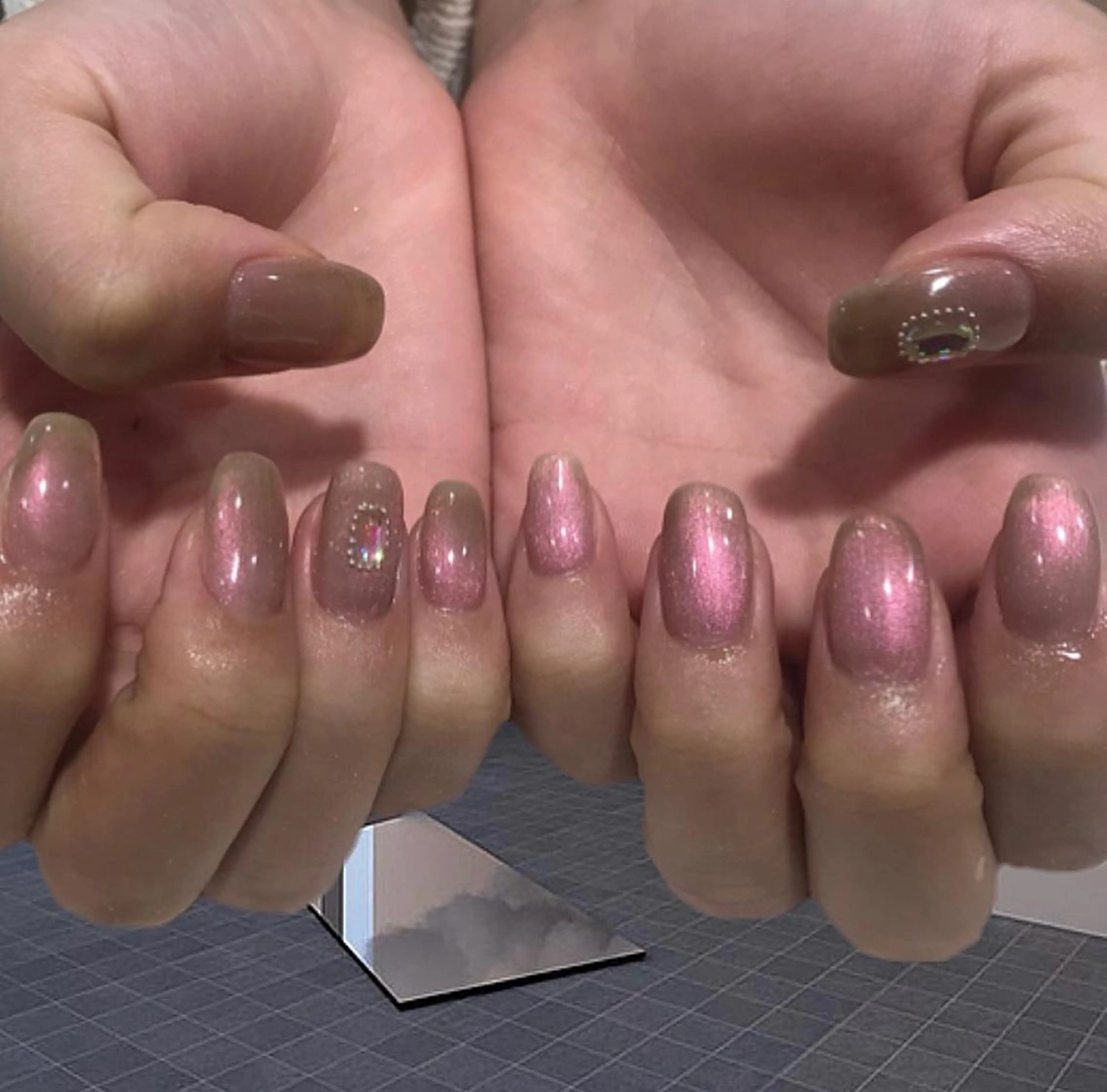 ネイル ピンク ハンドネイル nozomi 🌙のネイルデザイン