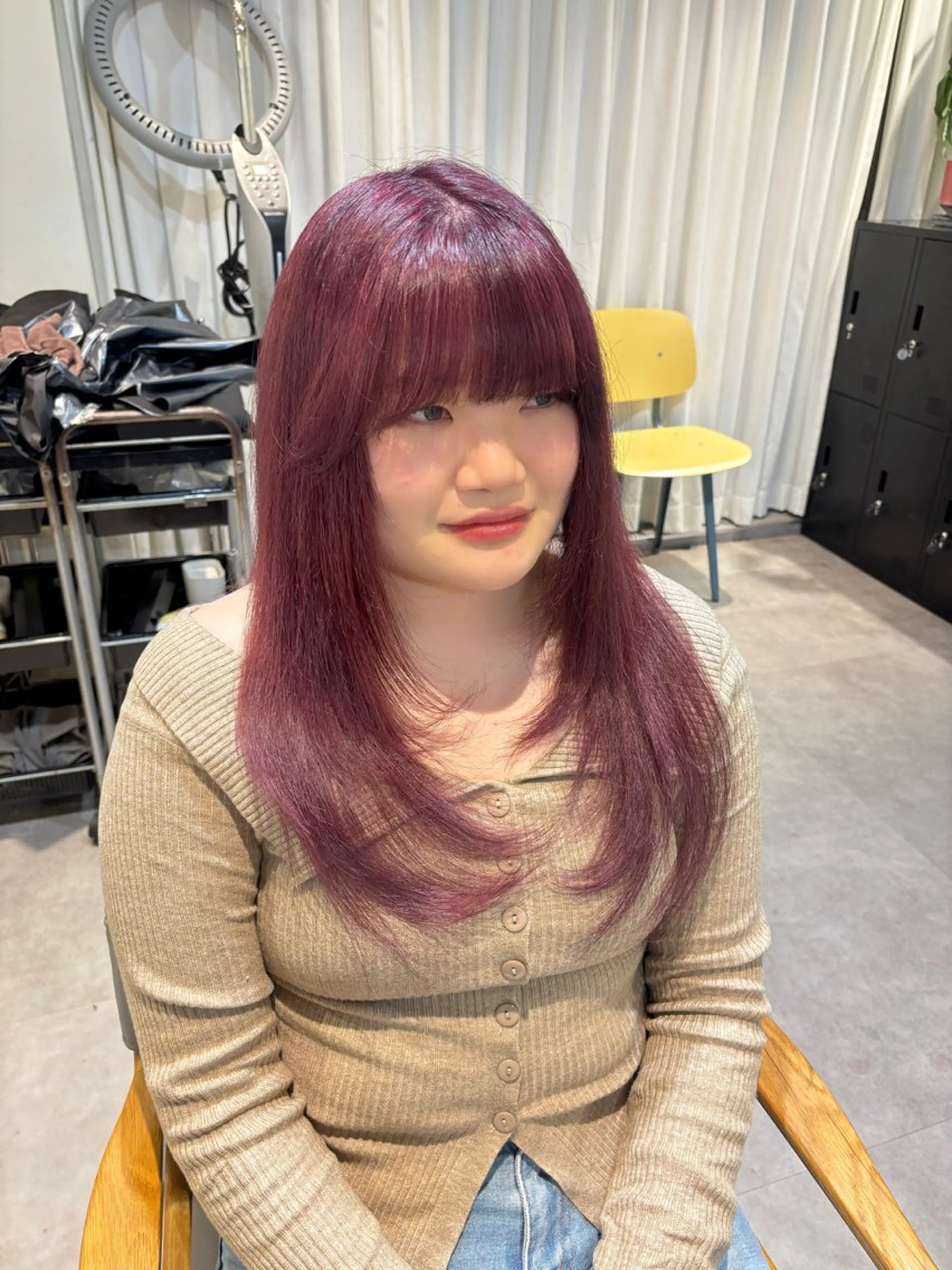 ロング ヘアカラー トリートメント roka ʜᴀʀᴜᴋᴀのヘアスタイル