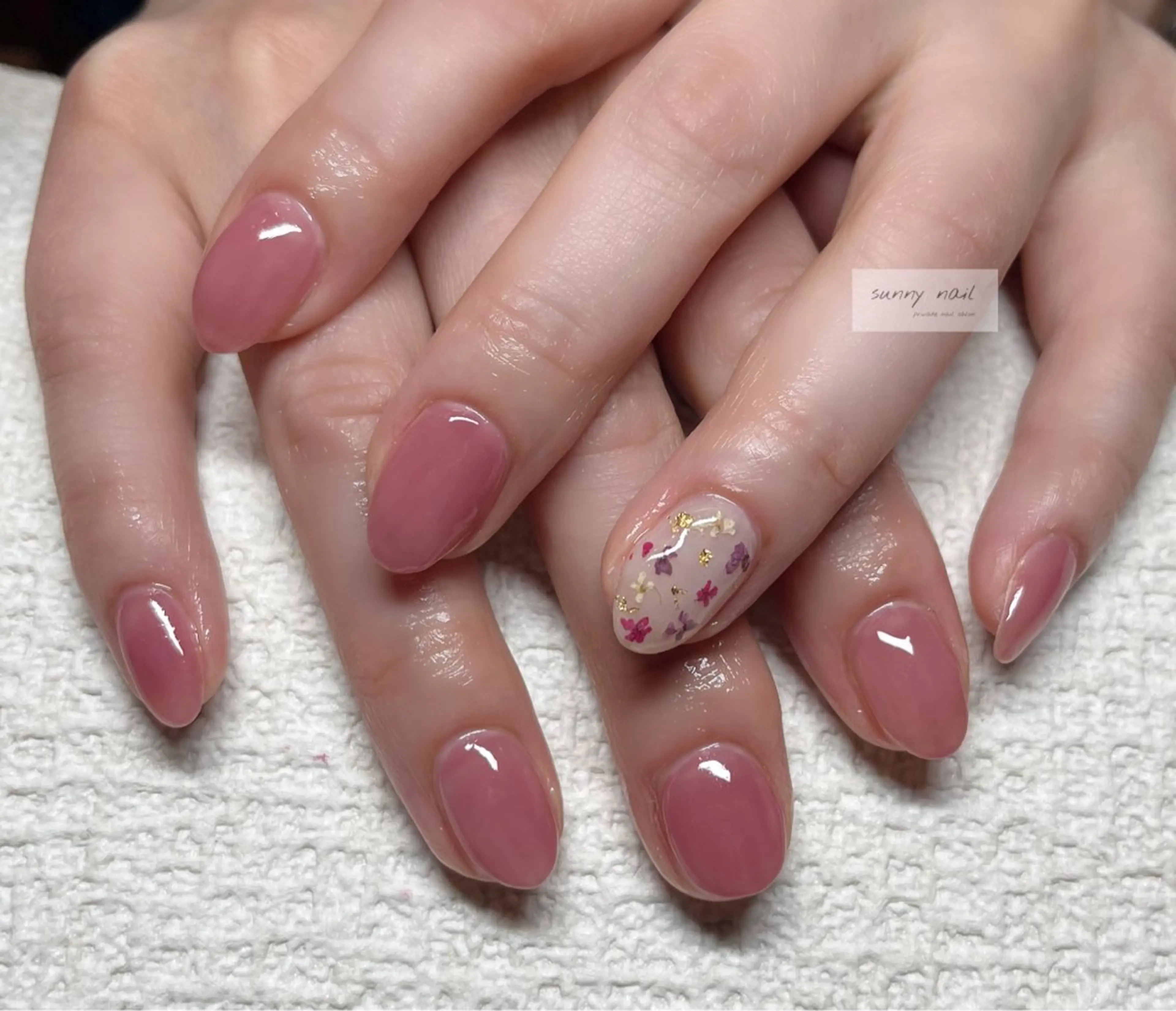 ネイル ピンク sunny nailのネイルデザイン