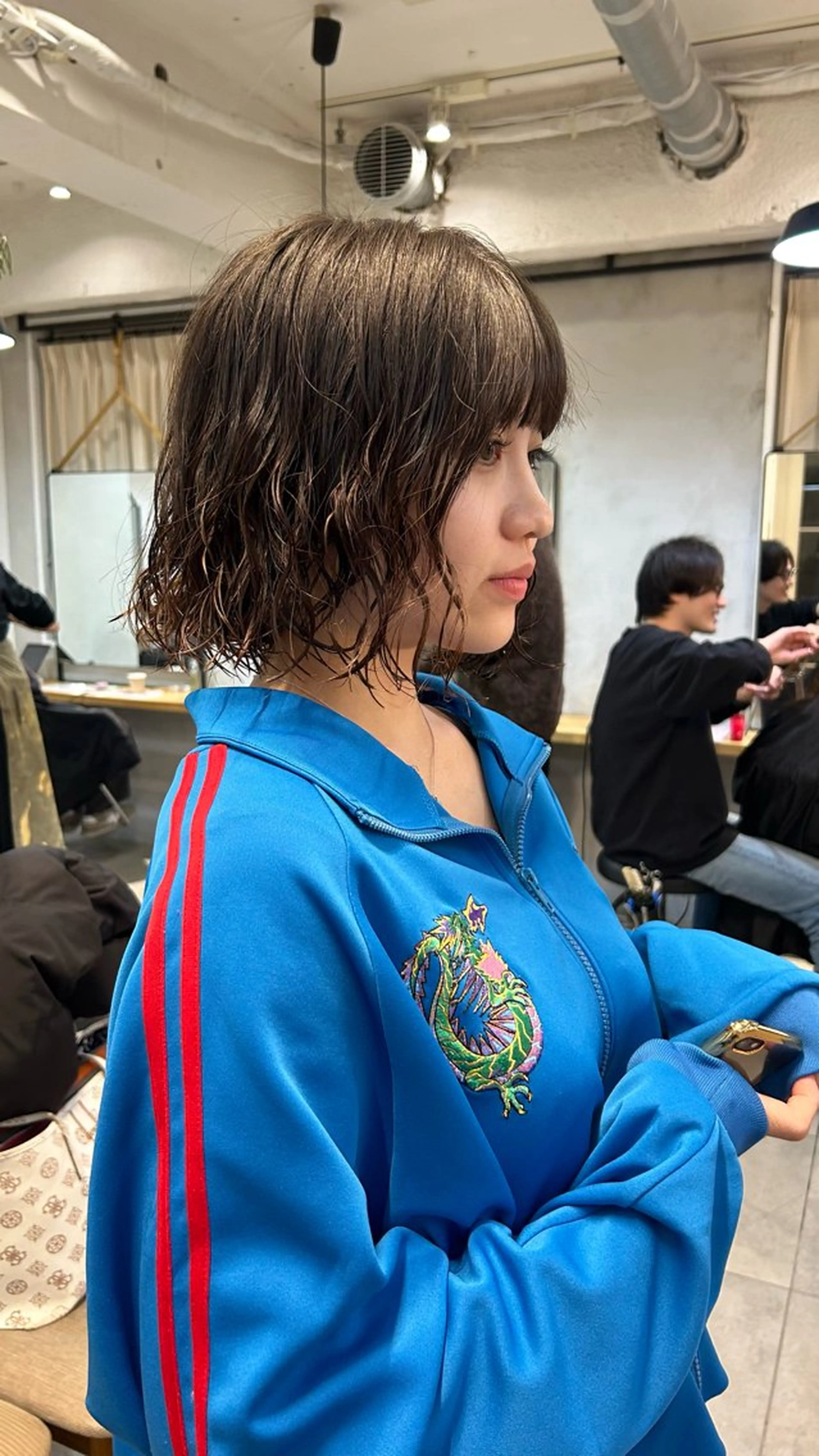 パーマ カット パーマ じゅわっと暖色カラー 🍊Moemiのヘアスタイル