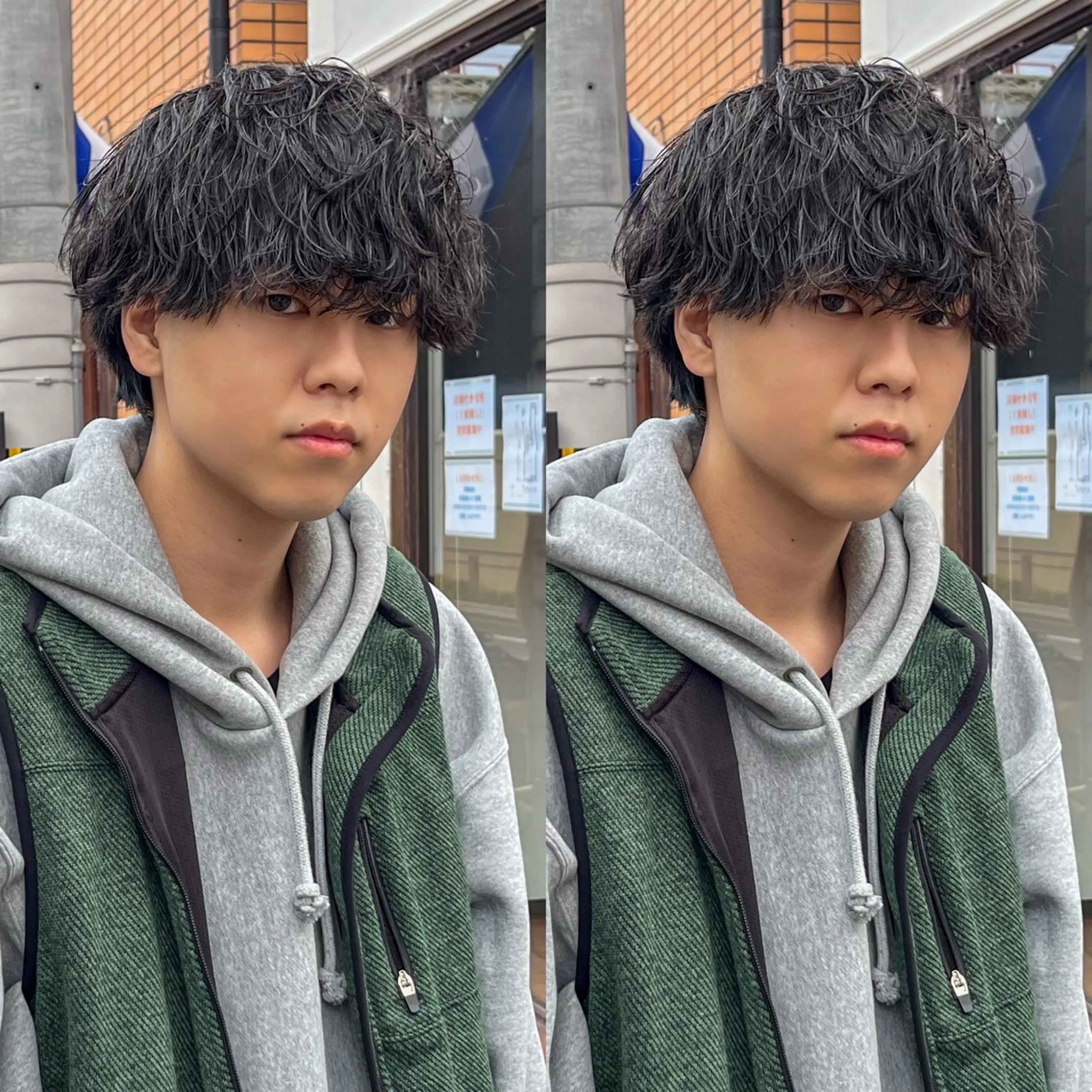 ミディアム alma 後藤 遼斗のヘアスタイル