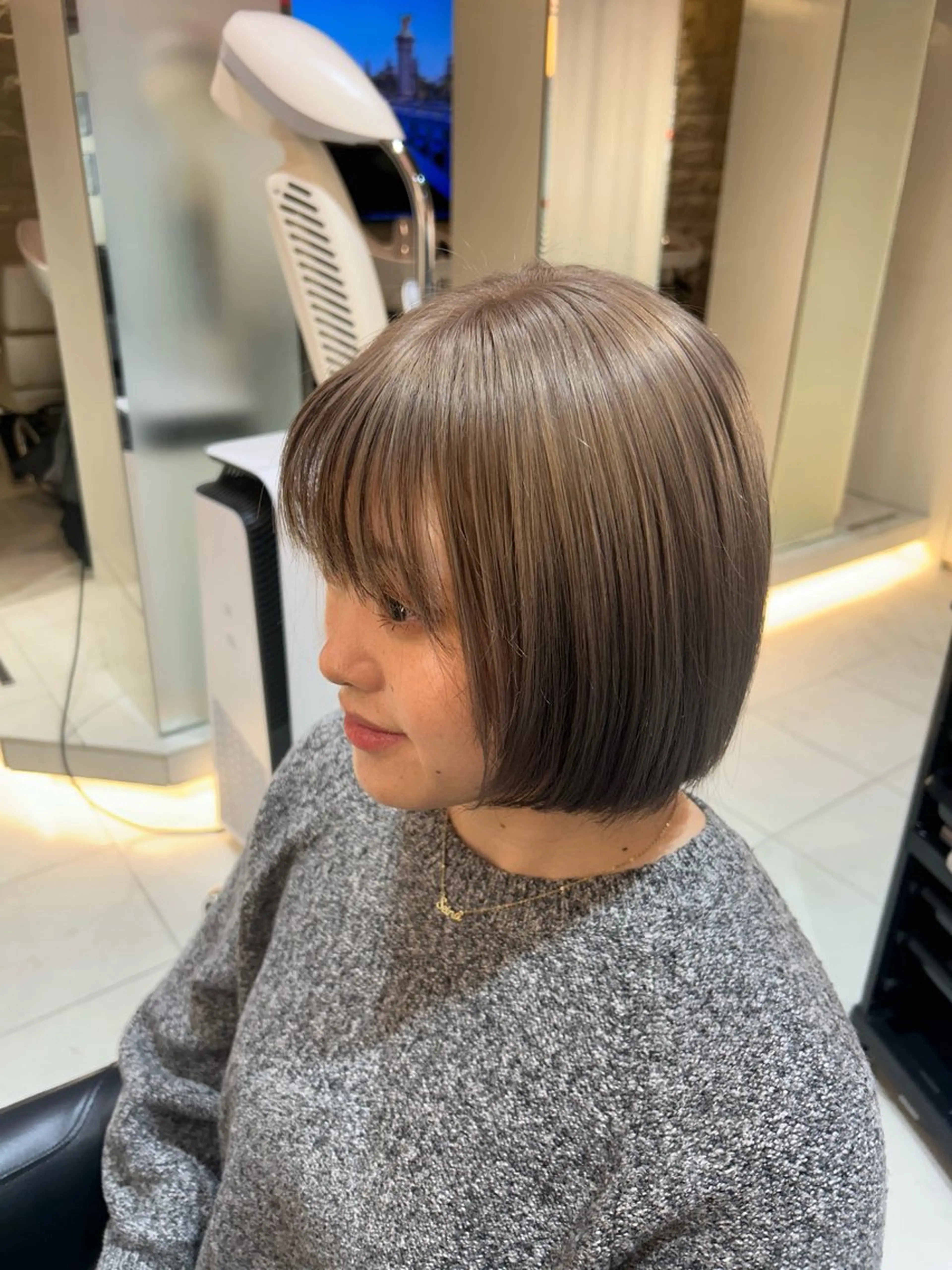 ショート 山﨑 ちなつのヘアスタイル