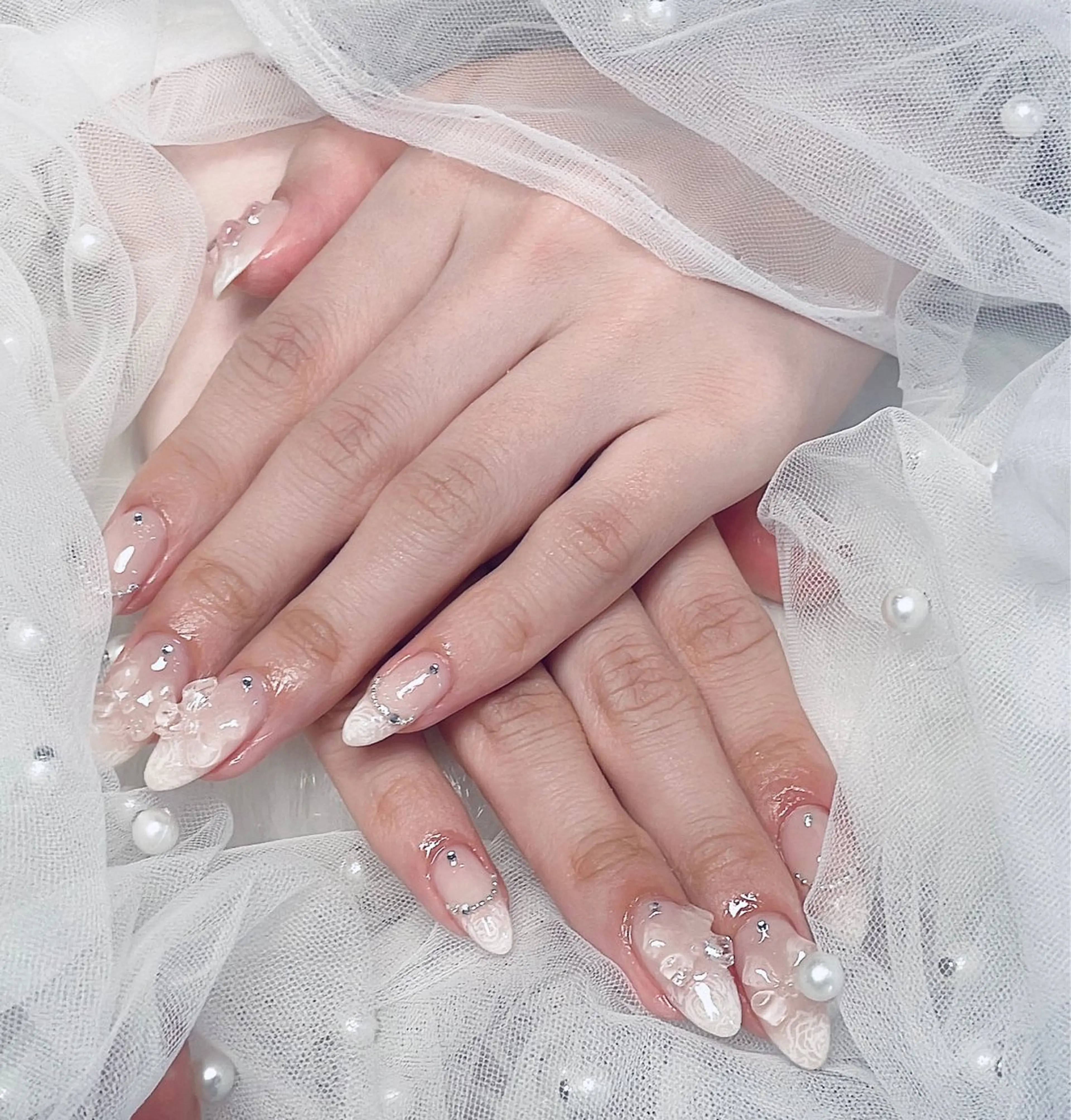 ネイル 渋谷T&B りお ロング無制限中💫のネイルデザイン