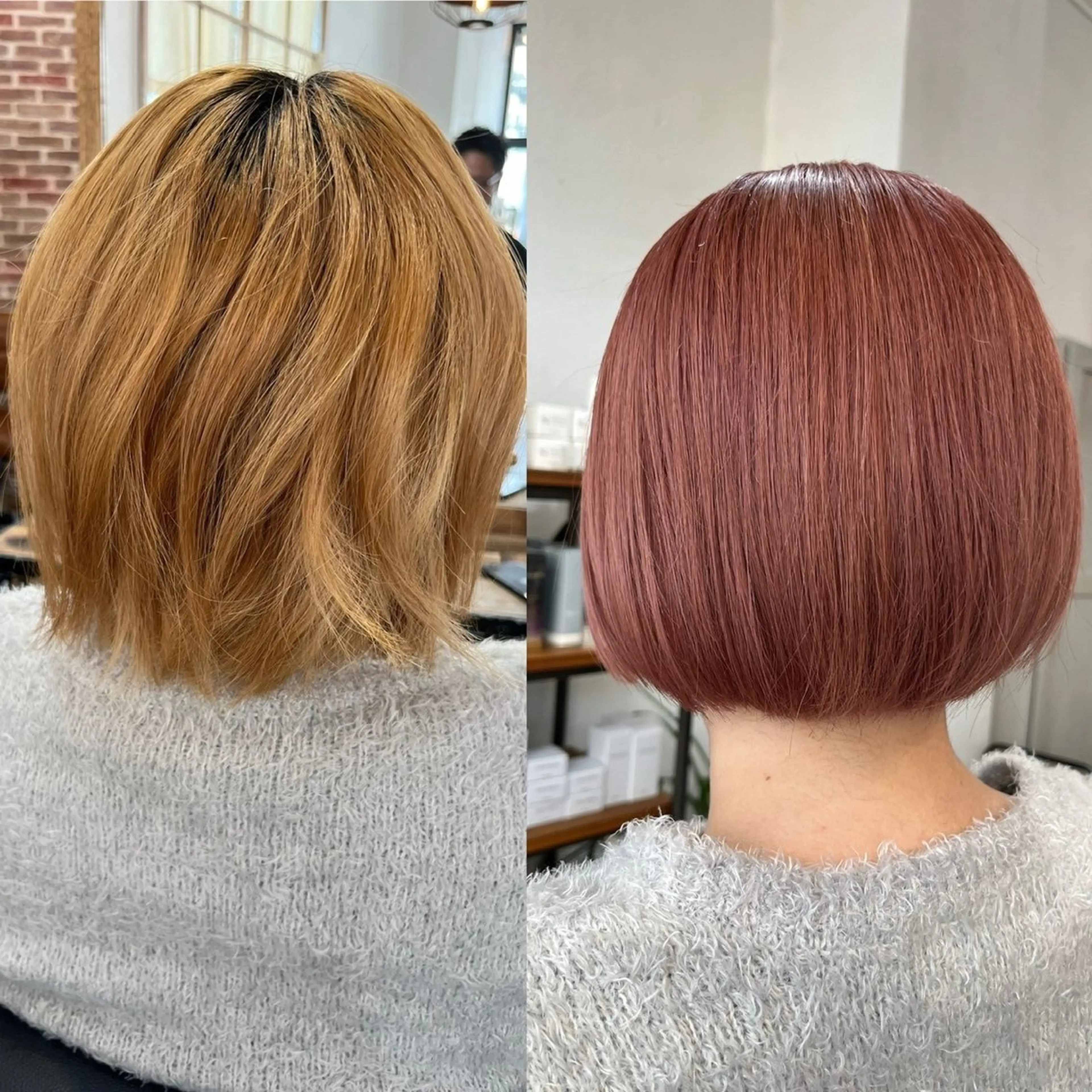 ショート カラー Hair ruup 平良那生のヘアスタイル