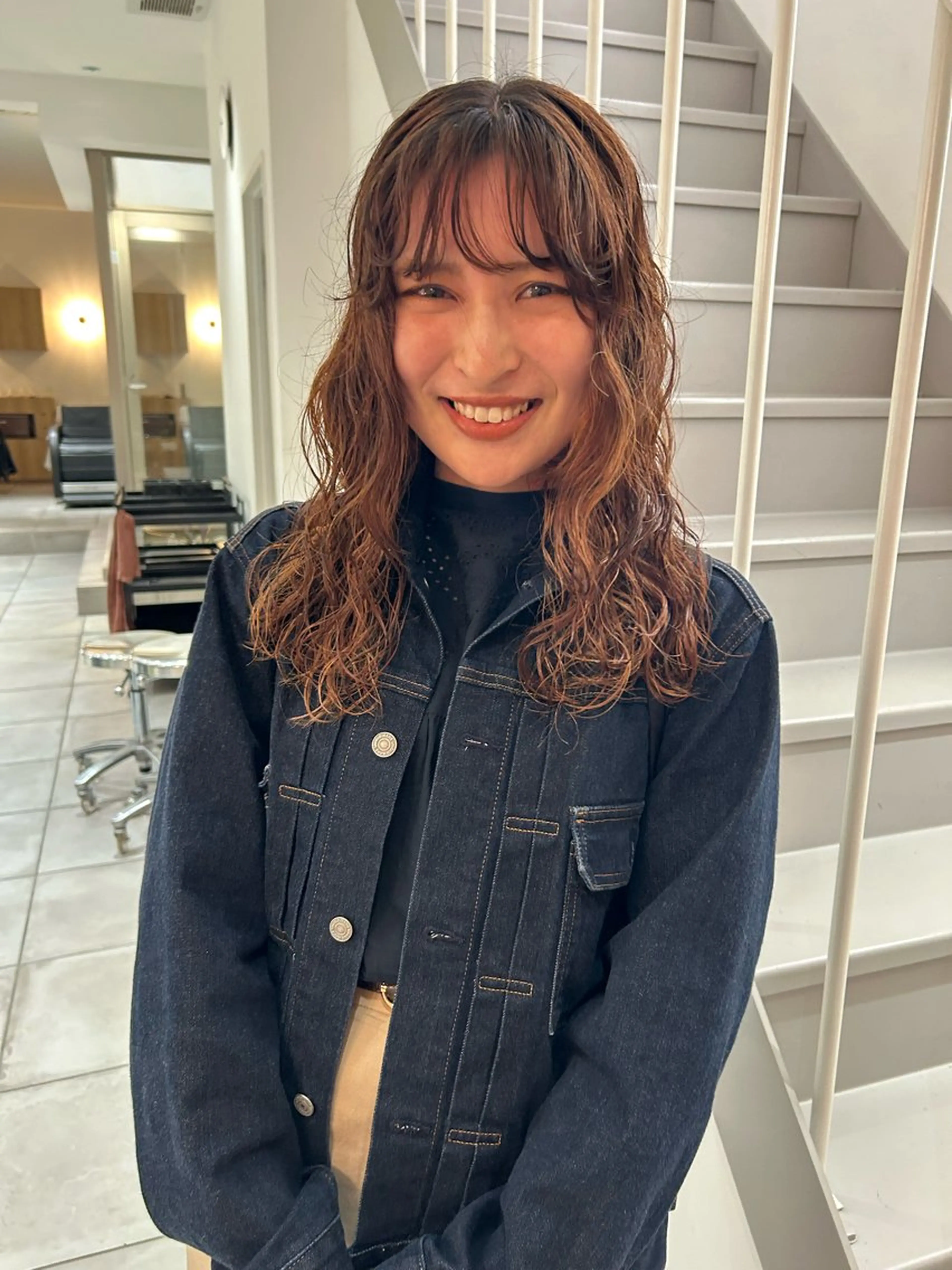 ロング パーマ hanabi /melt西梅田のヘアスタイル