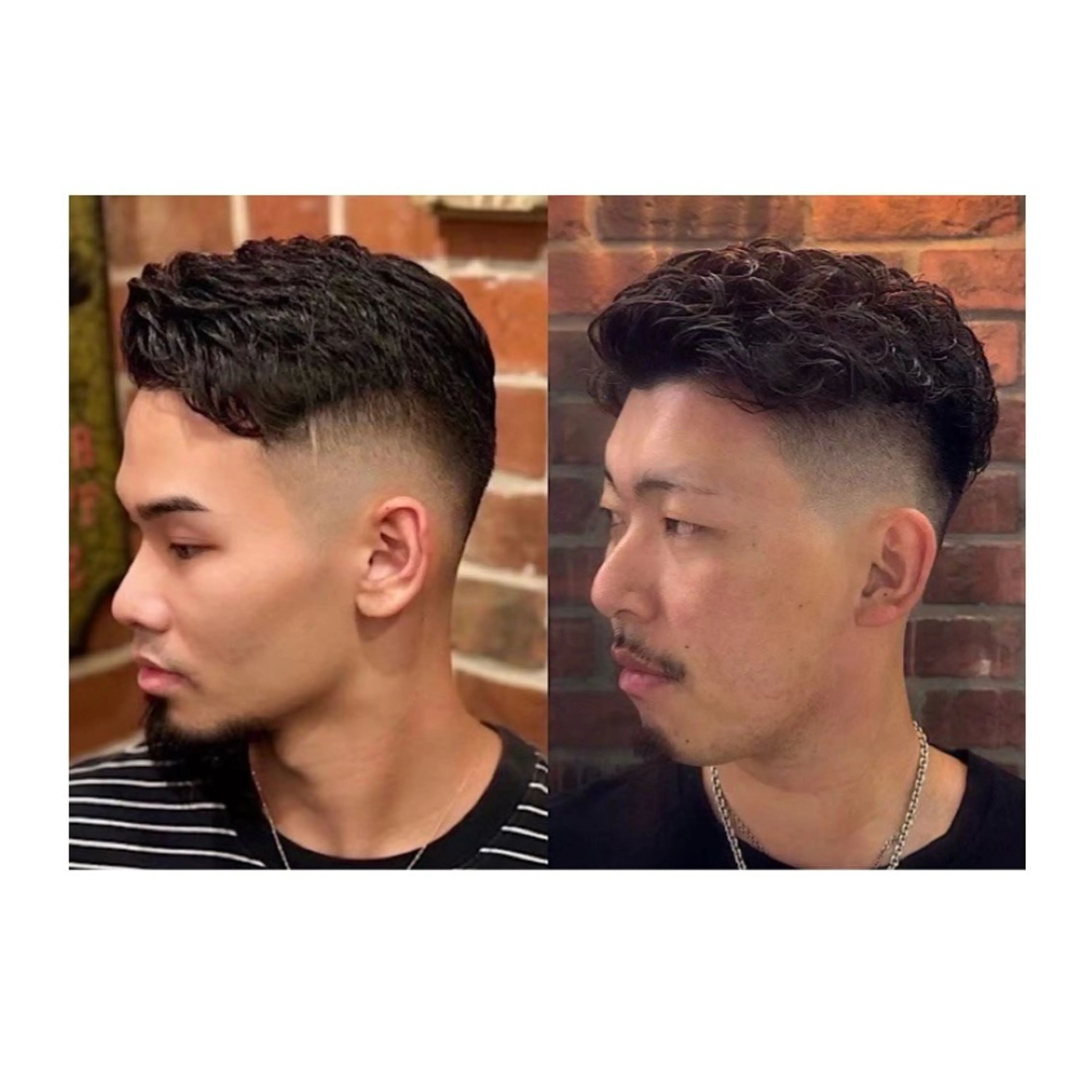 ショート パーマ まなべ あいりのヘアスタイル