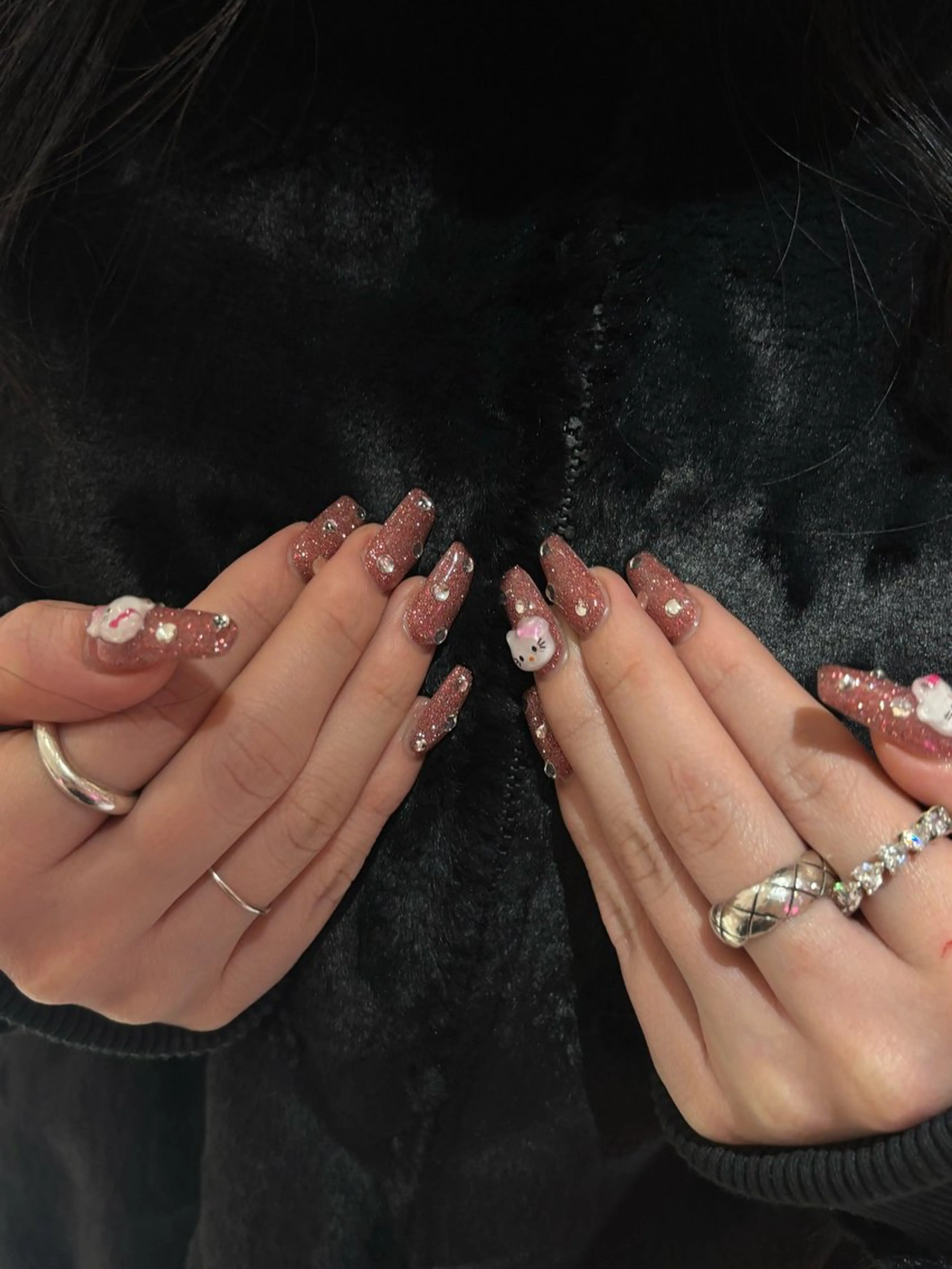 ネイル ハンドネイル ︎✧韓国/ワンホン myu︎✧のネイルデザイン