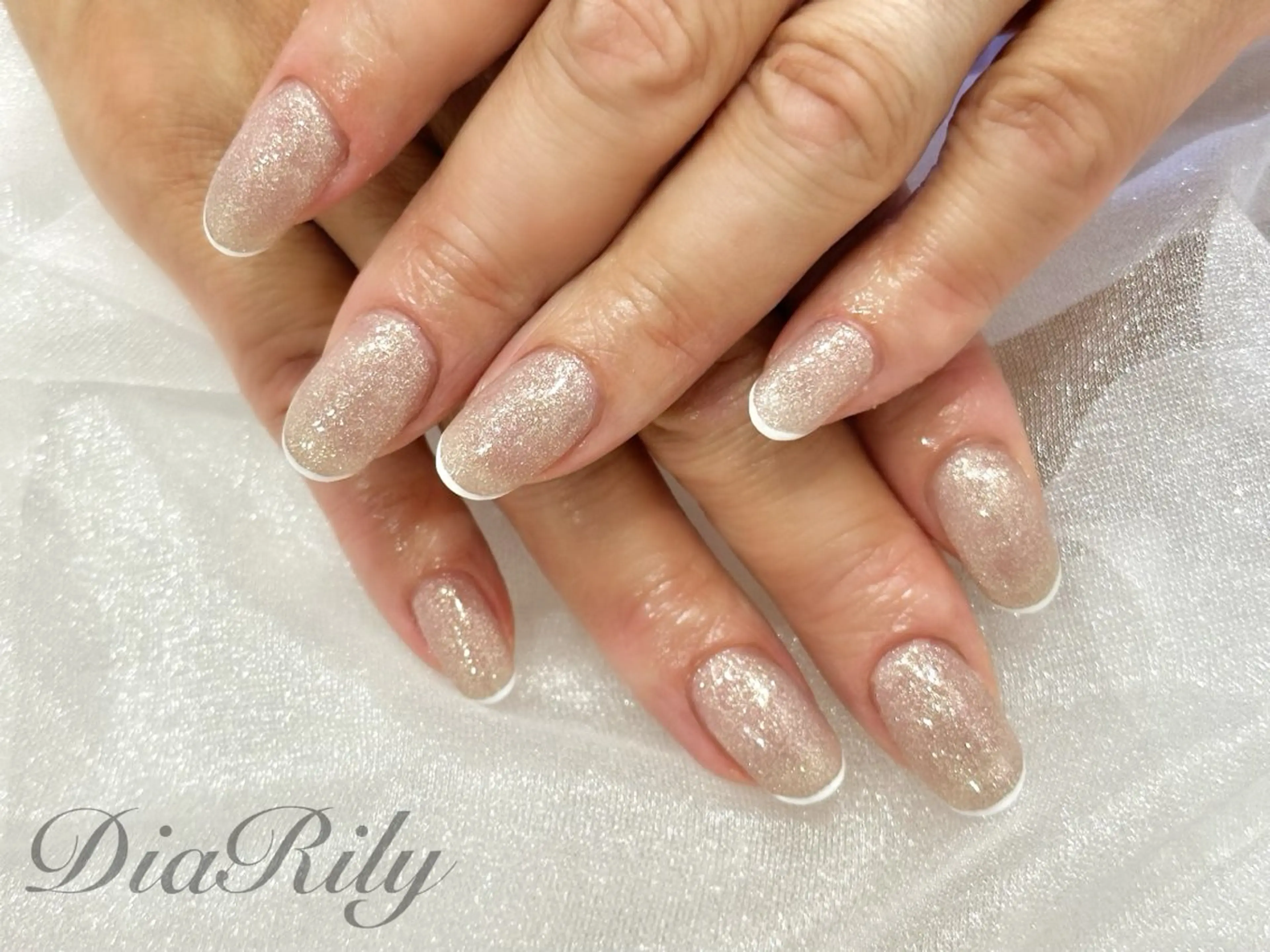 ネイル フレンチネイル シンプルネイル ハンドネイル ハンドケア diarily はるひのネイルデザイン