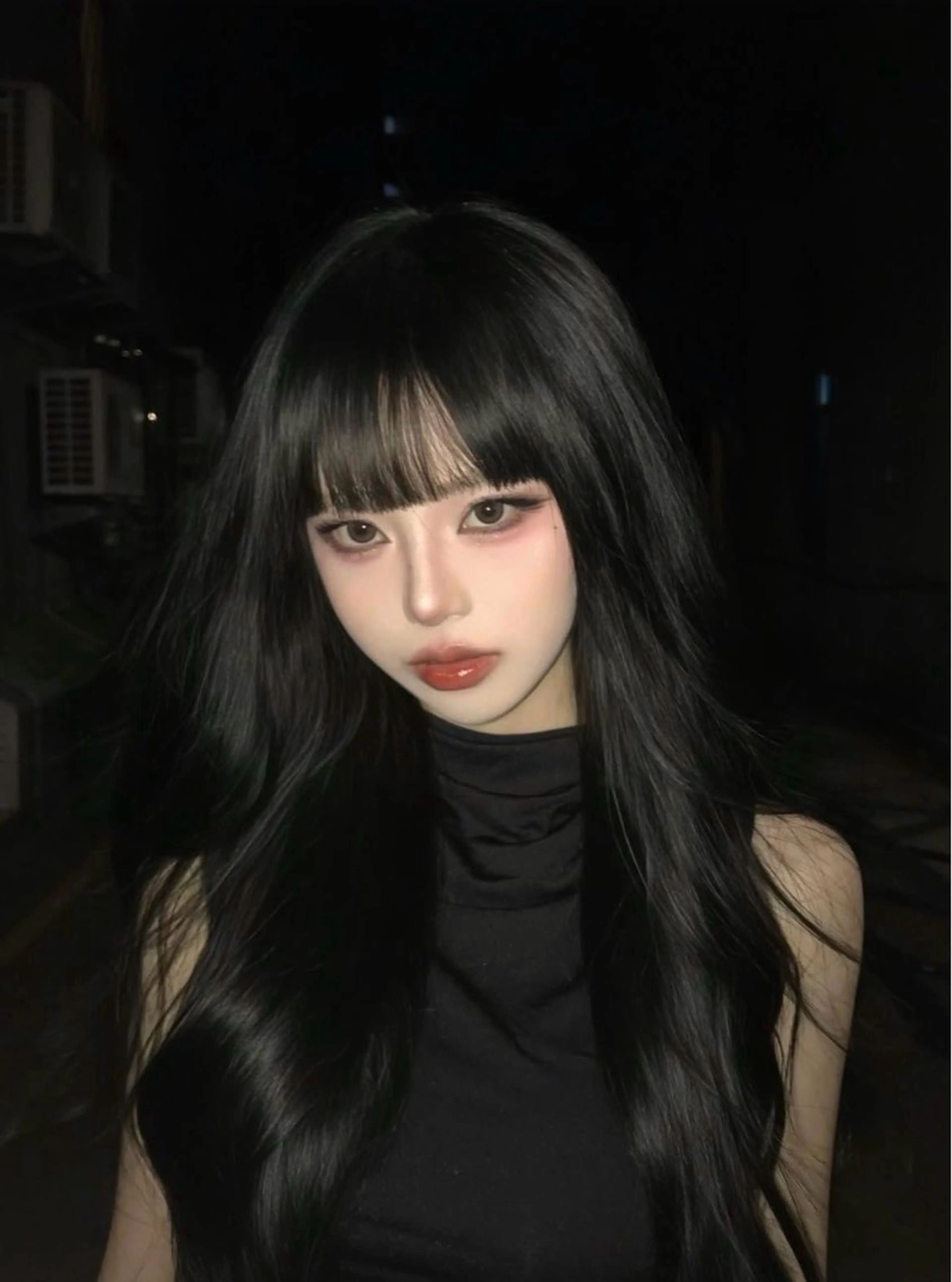 ロング 𝑲𝑶𝑲𝑶🦋 暖色ワンホン🌹💋のヘアスタイル