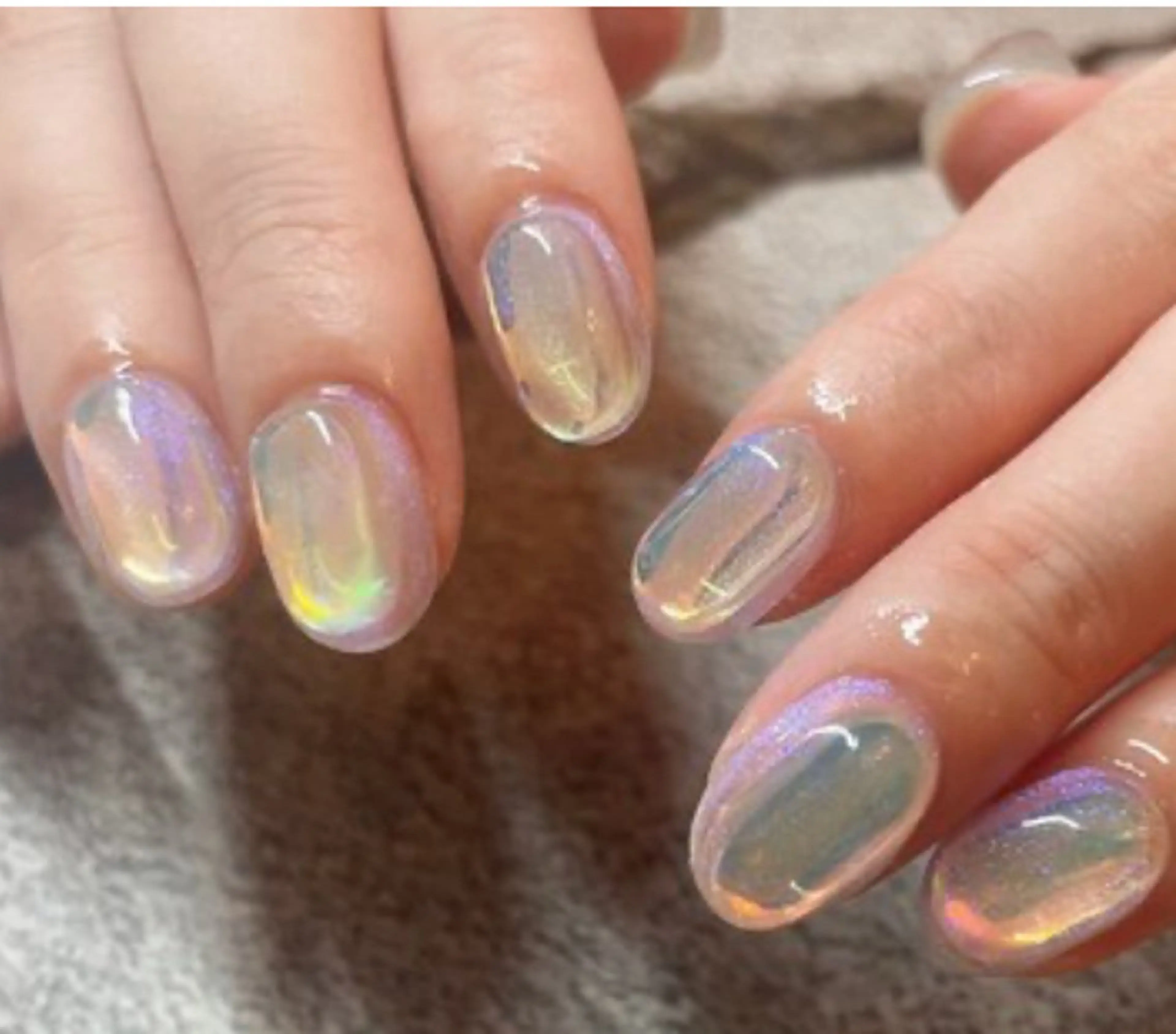 ネイル 渋谷/4週間取れない フィルイン/パラのネイルデザイン