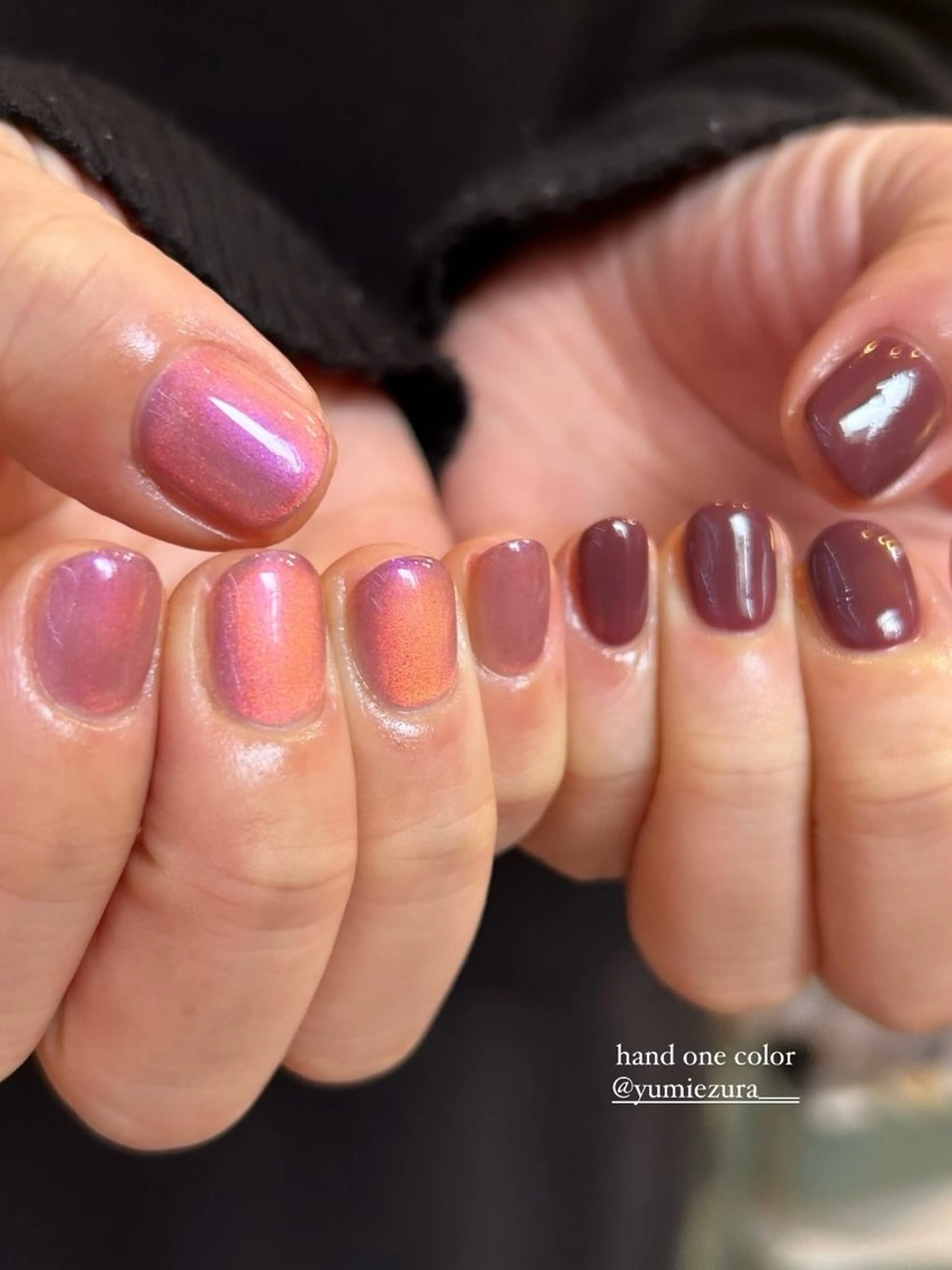 ネイル Yumi シンプルネイルのネイルデザイン