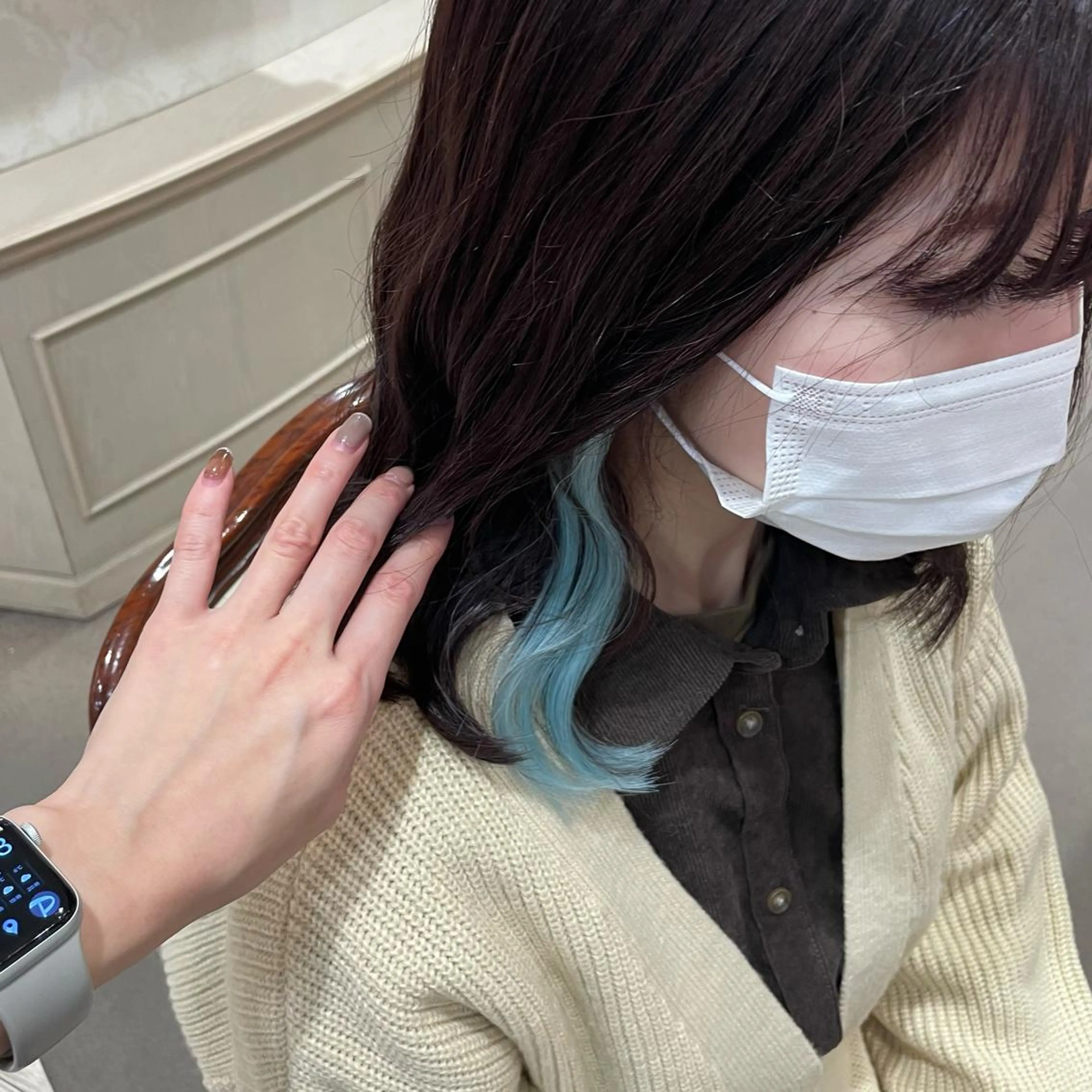 カラー 🍪ﾖｼｲﾊﾙﾈ🍪 ﾗﾍﾞﾝﾀﾞｰｶﾗｰのヘアスタイル