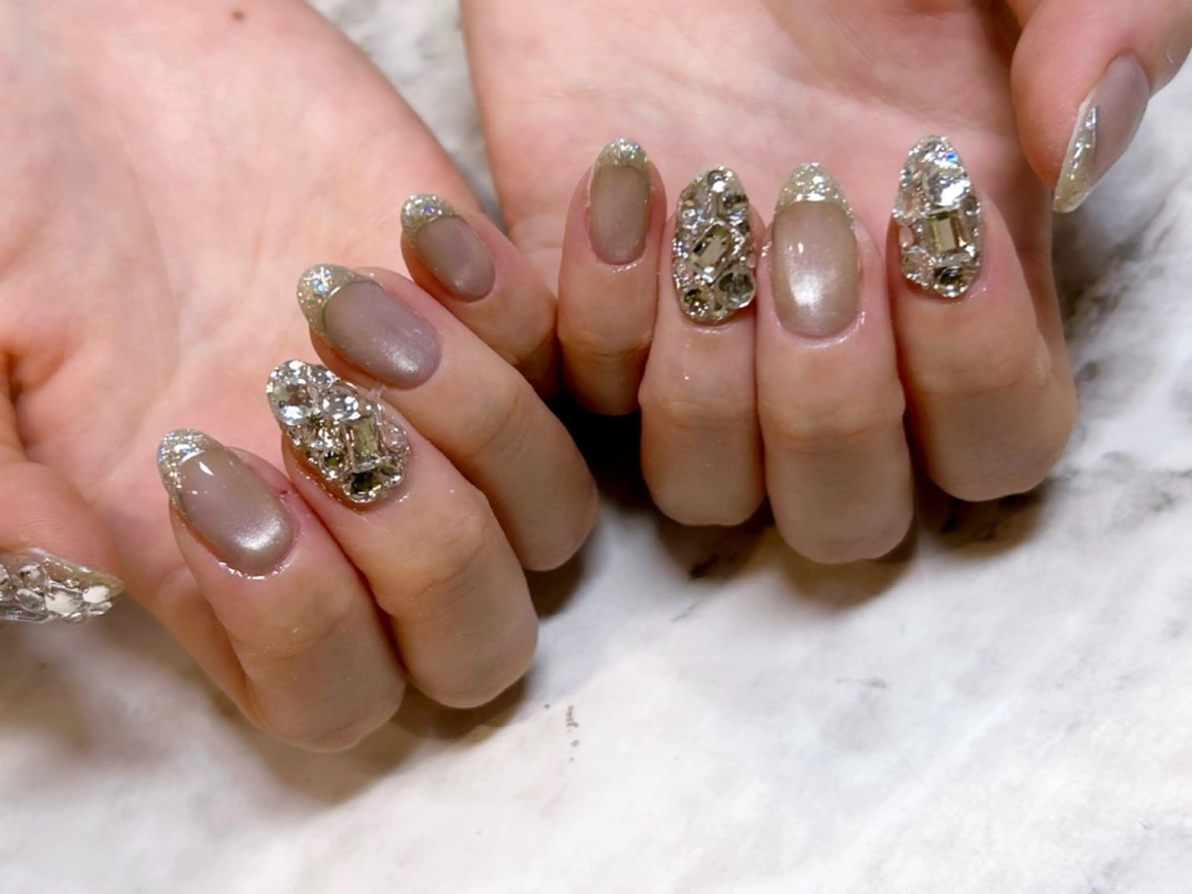 ネイル BLUE【ブルー】所属・NARUMI HYODOのネイルデザイン