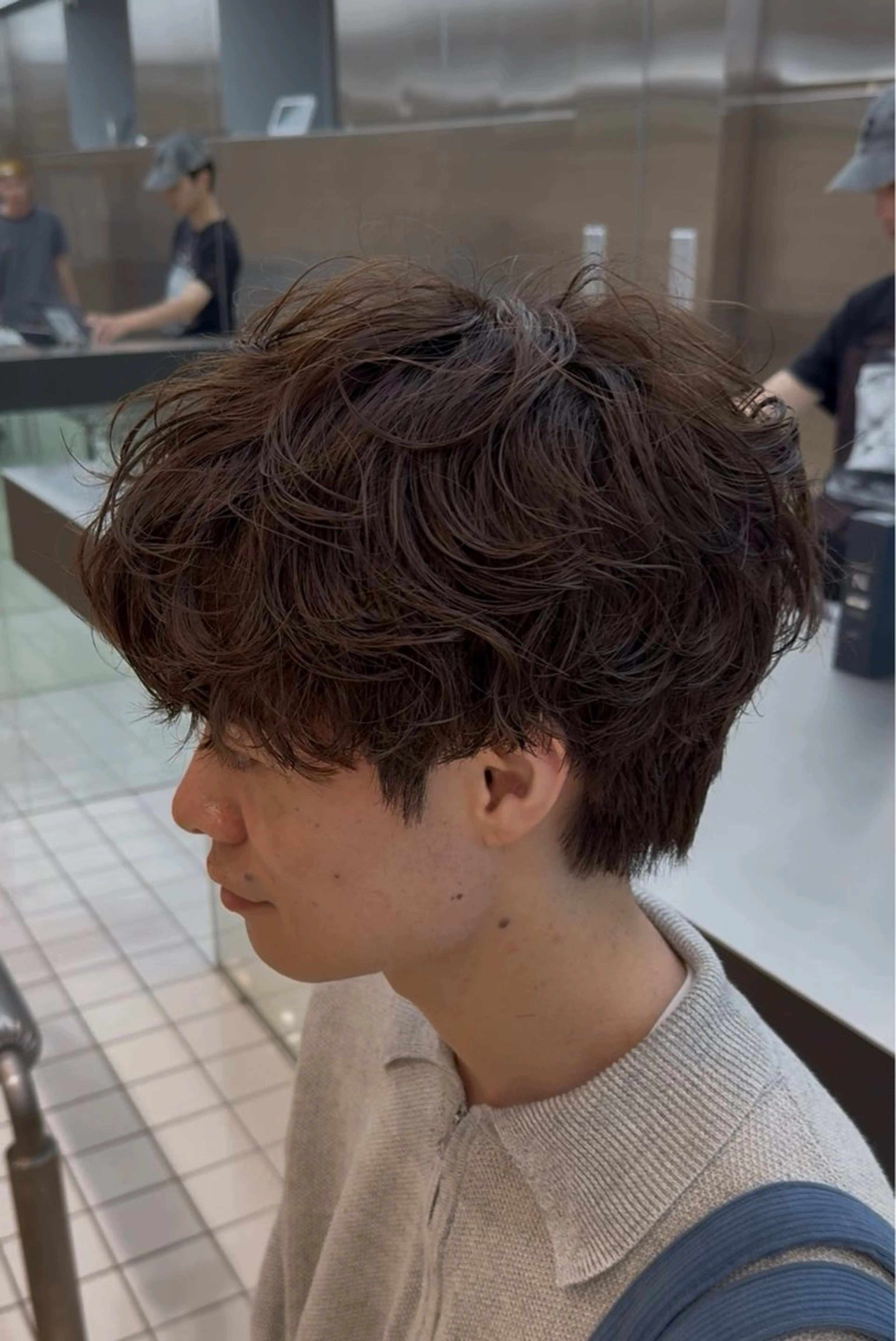 カラー ブラウンカラー カット パーマ トリートメント 【fifth】渡部 永遠のヘアスタイル