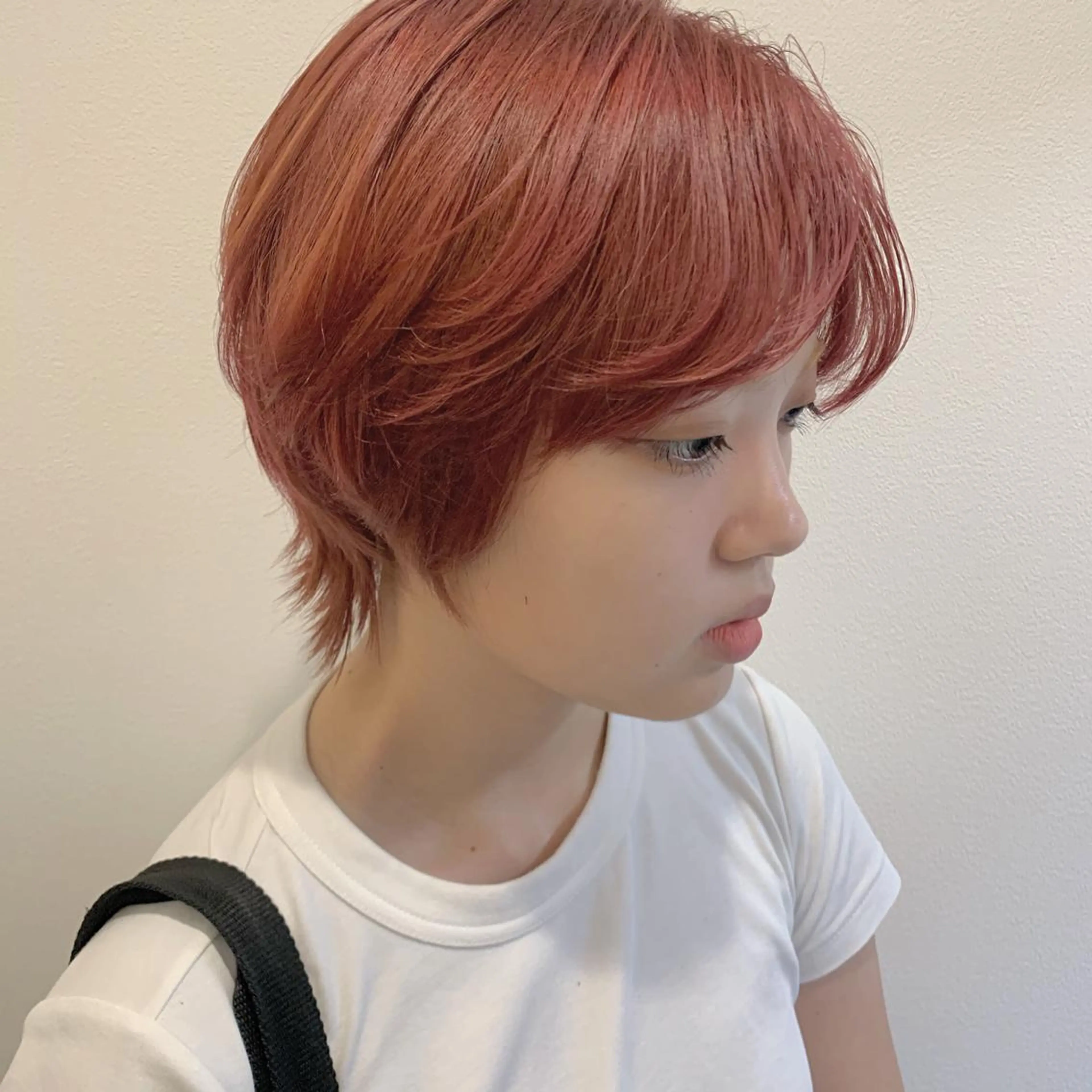 カラー ピンクカラー カット ヘアカラー MARU パーマ/レイヤーのヘアスタイル