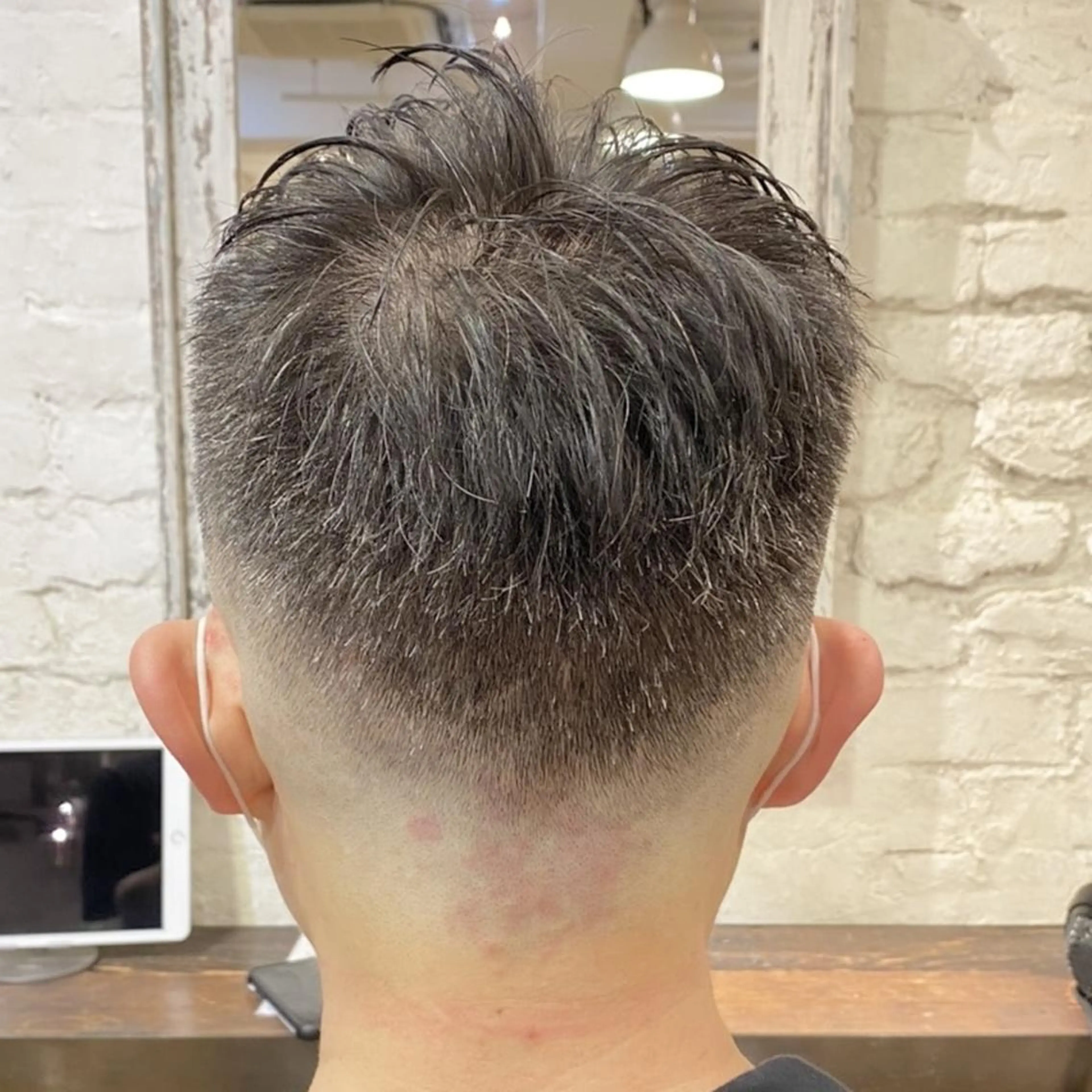 ショート メンズ カット メンズ/フェード/ バーバー/盛山大地のヘアスタイル