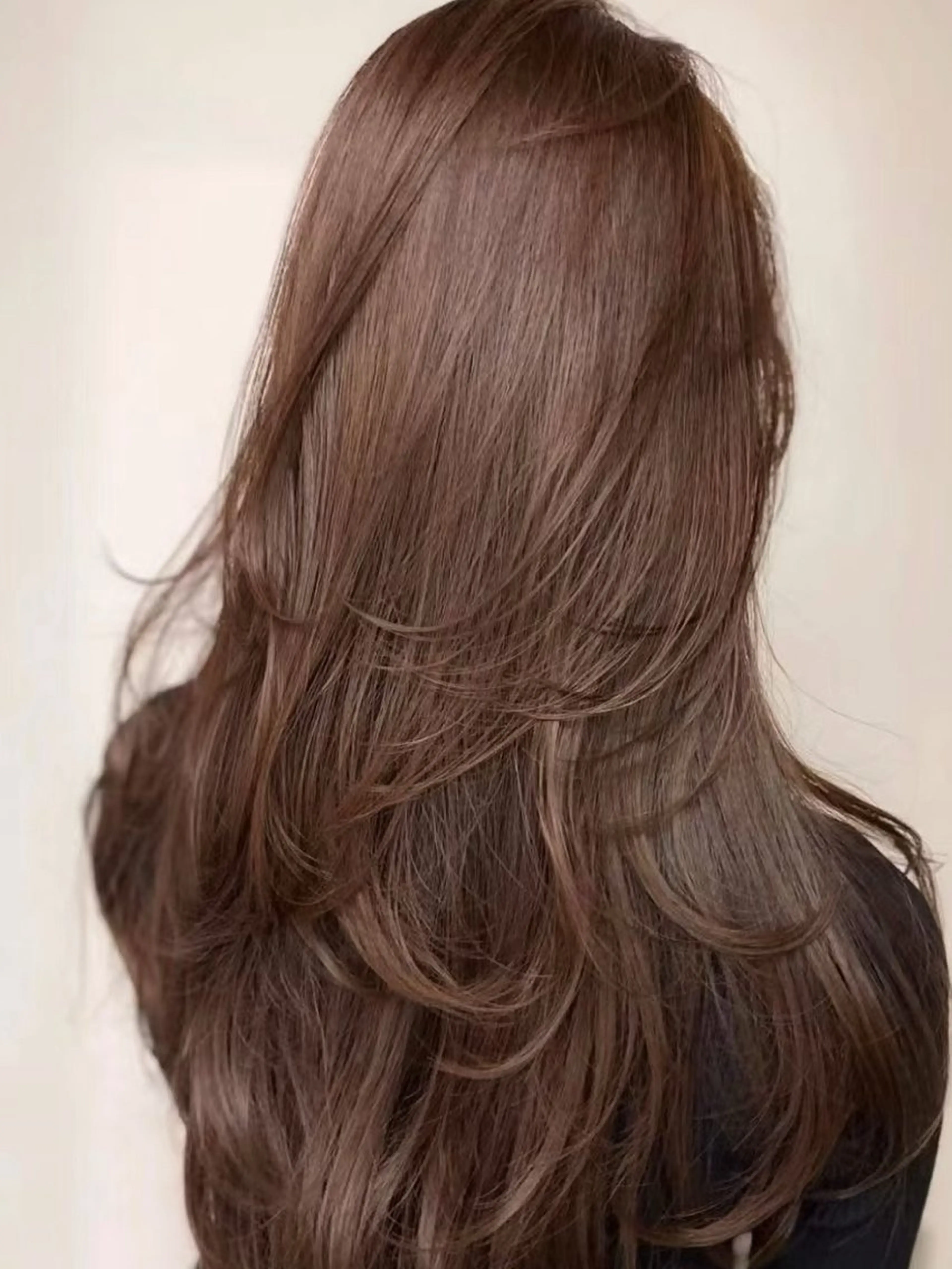 カラー ワンホン風ヘア まなのヘアスタイル