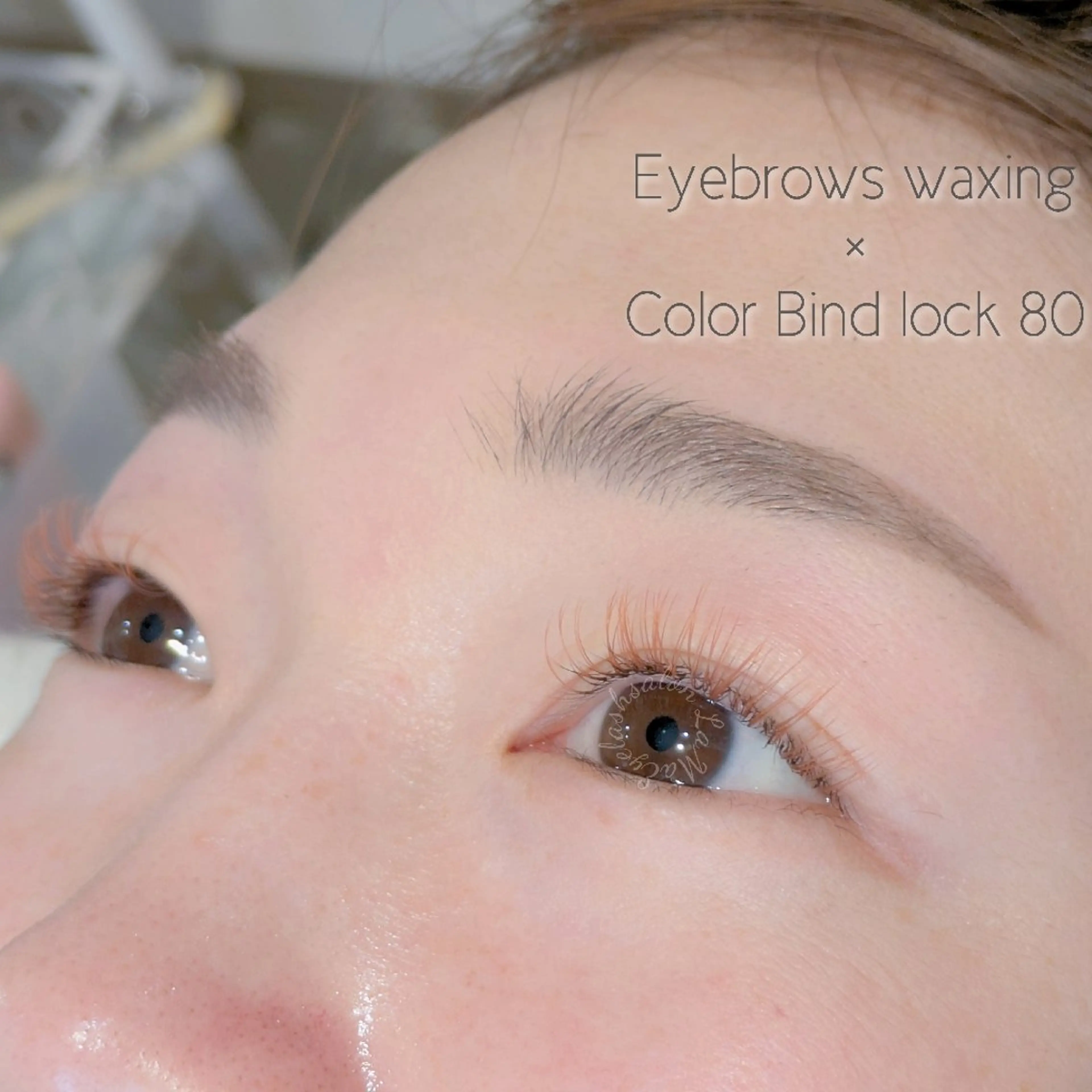 🤎アイブロウ&フラットラッシュ80本🤎土日祝+550円/リピーター様+550円/指定日時外+300円の写真