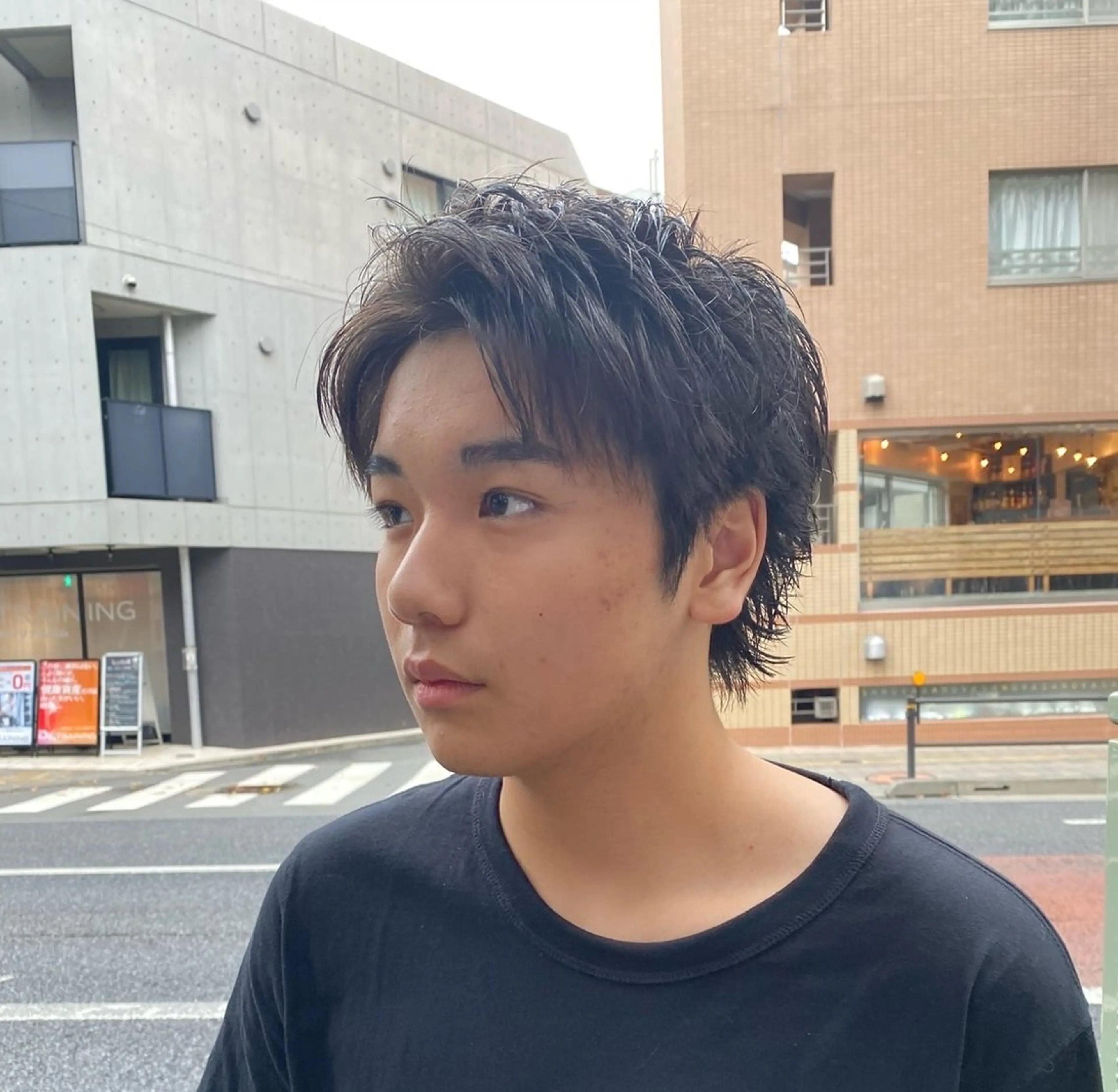 メンズ カット 🦋女子ウケメンズ パーマYUI🦋のヘアスタイル