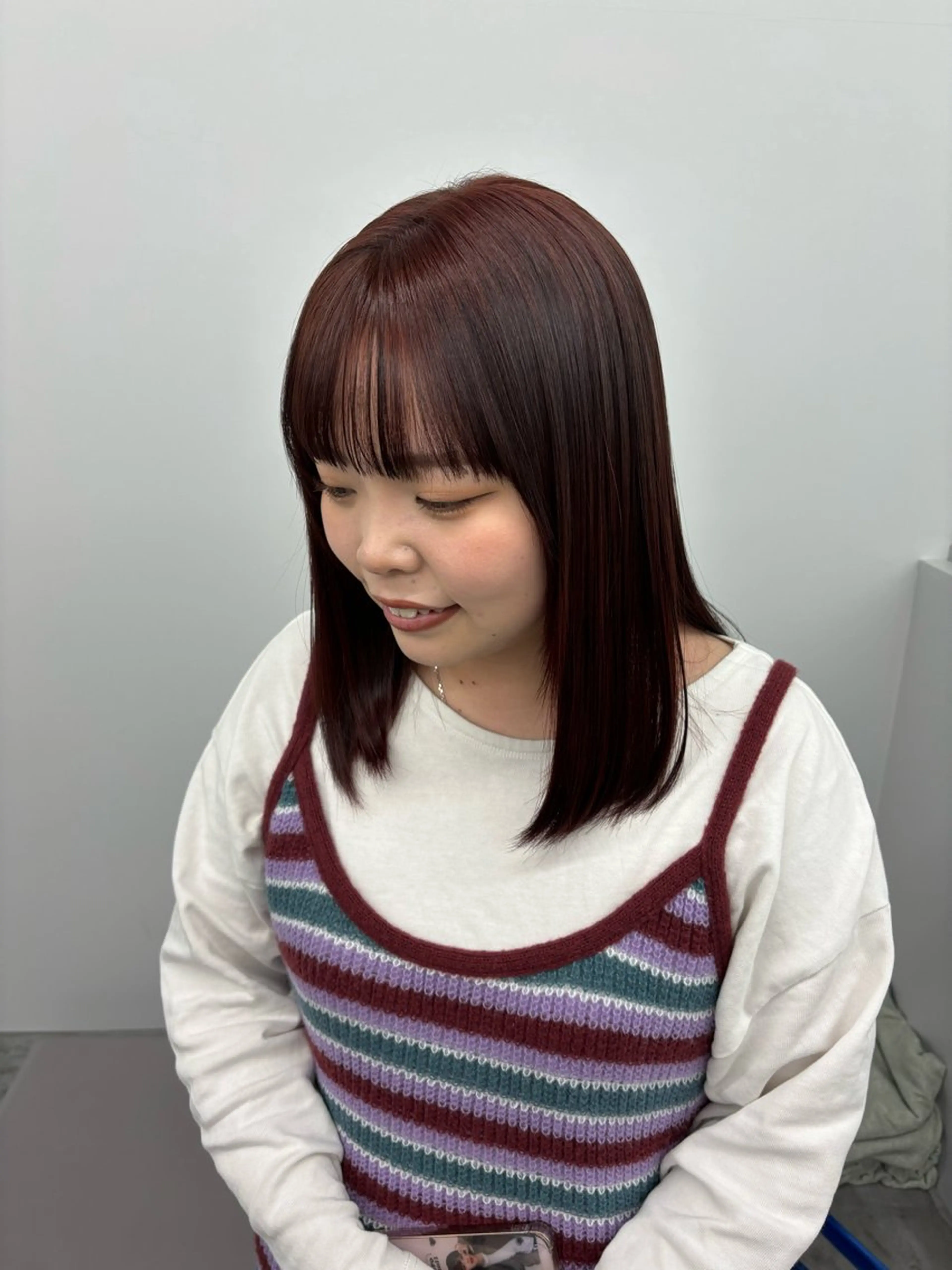 セミロング ヘアカラー トリートメント ROCCO east / りんなのヘアスタイル