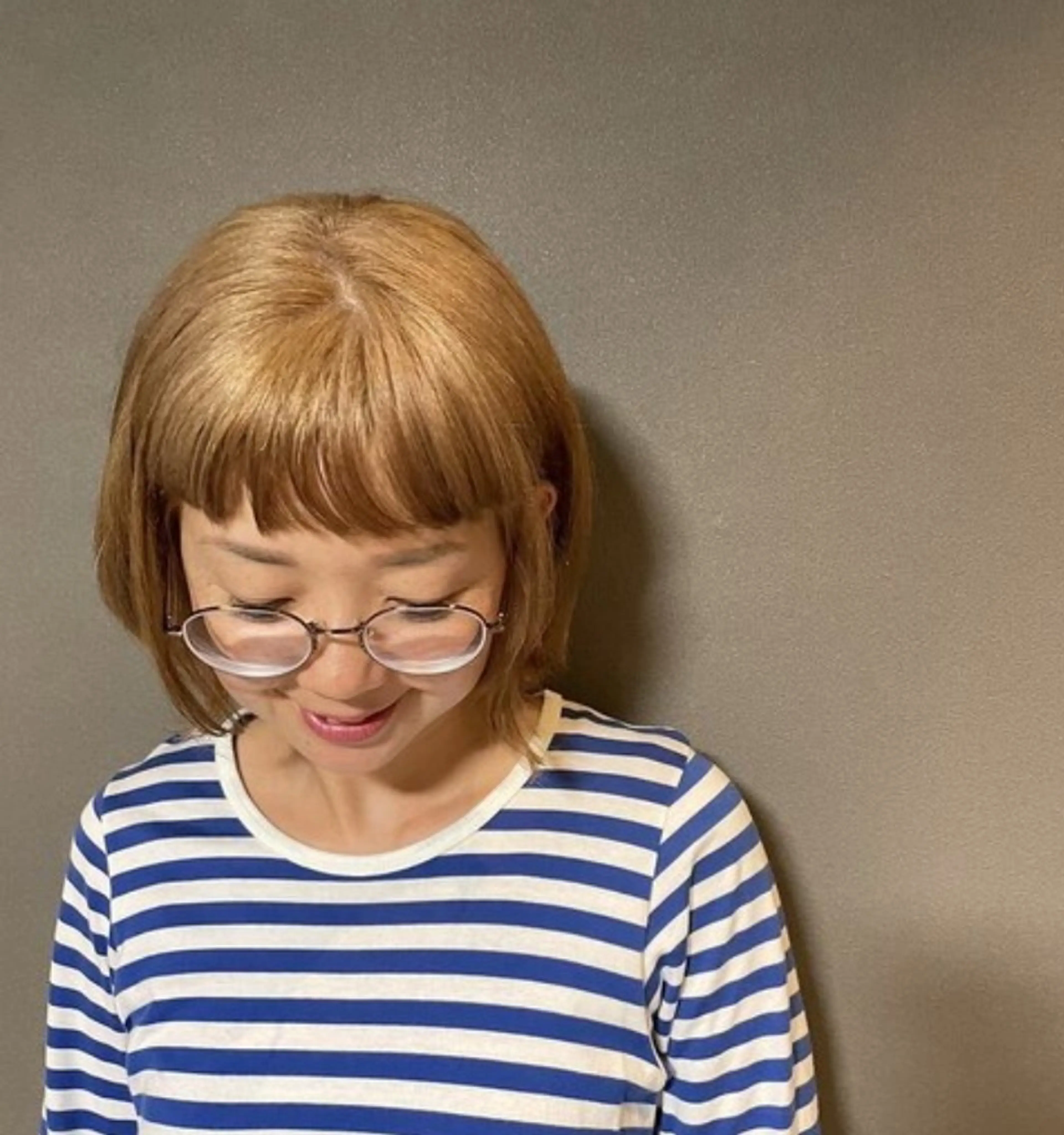 ミディアム ⭐️似合わせ⭐️ ほかぞの　りかのヘアスタイル