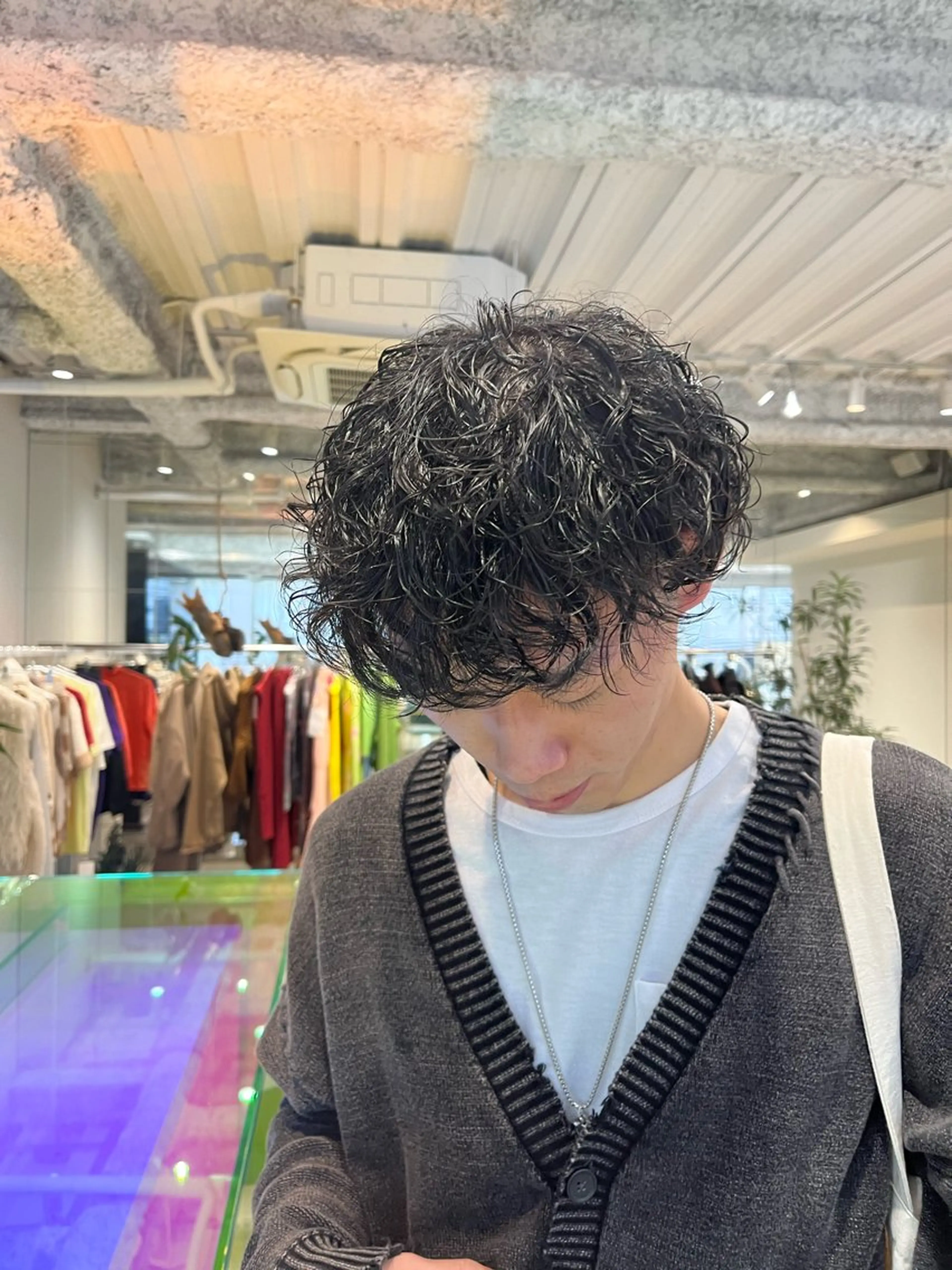 パーマ メンズ メンズウルフカット ウルフカット カット パーマ ANY/メンズ特化/ シバヤ　ユウキのヘアスタイル