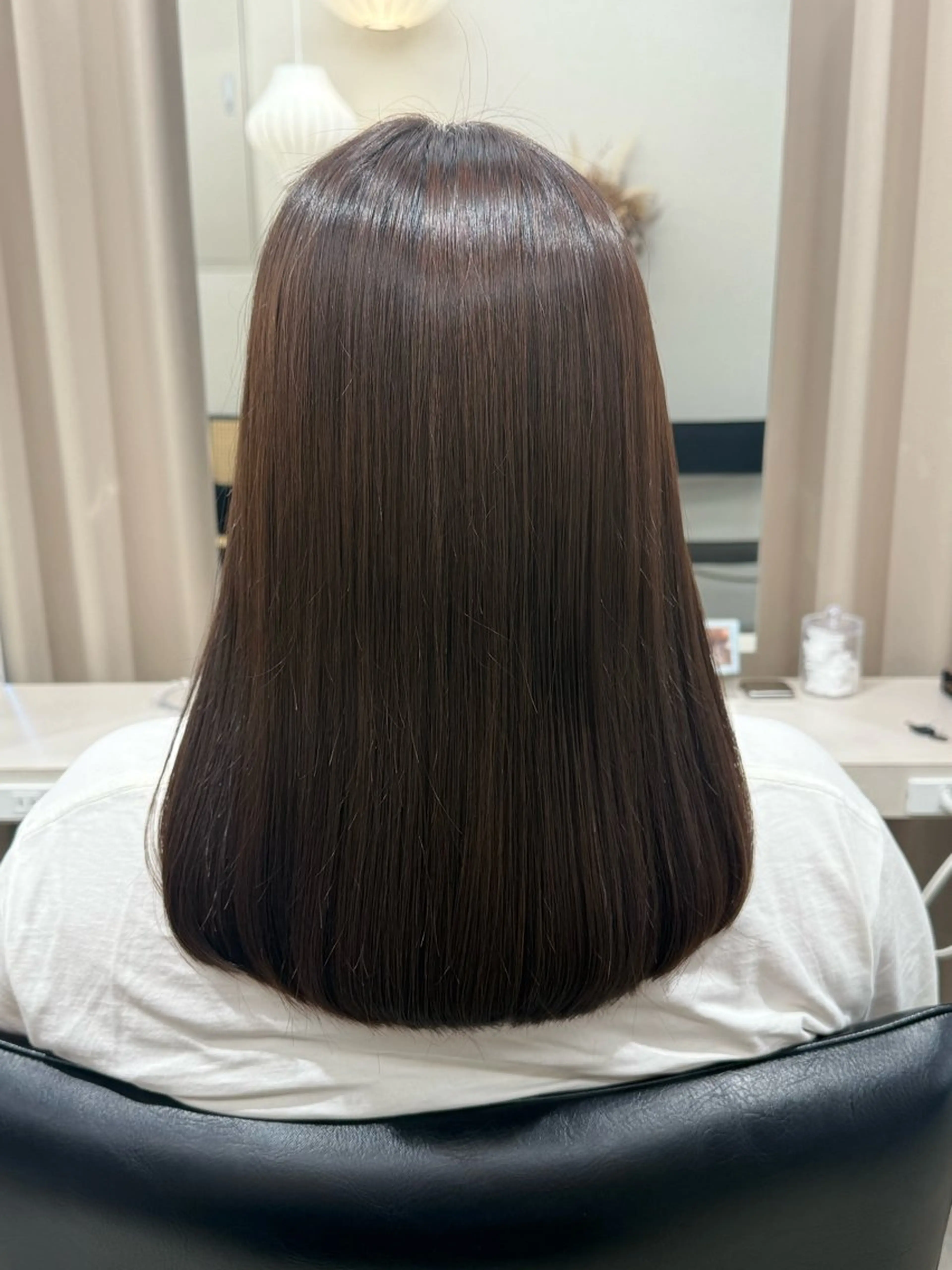 カラー パーマ カット 縮毛矯正 トリートメント ヘッドスパ haru 髪質改善サロンのヘアスタイル