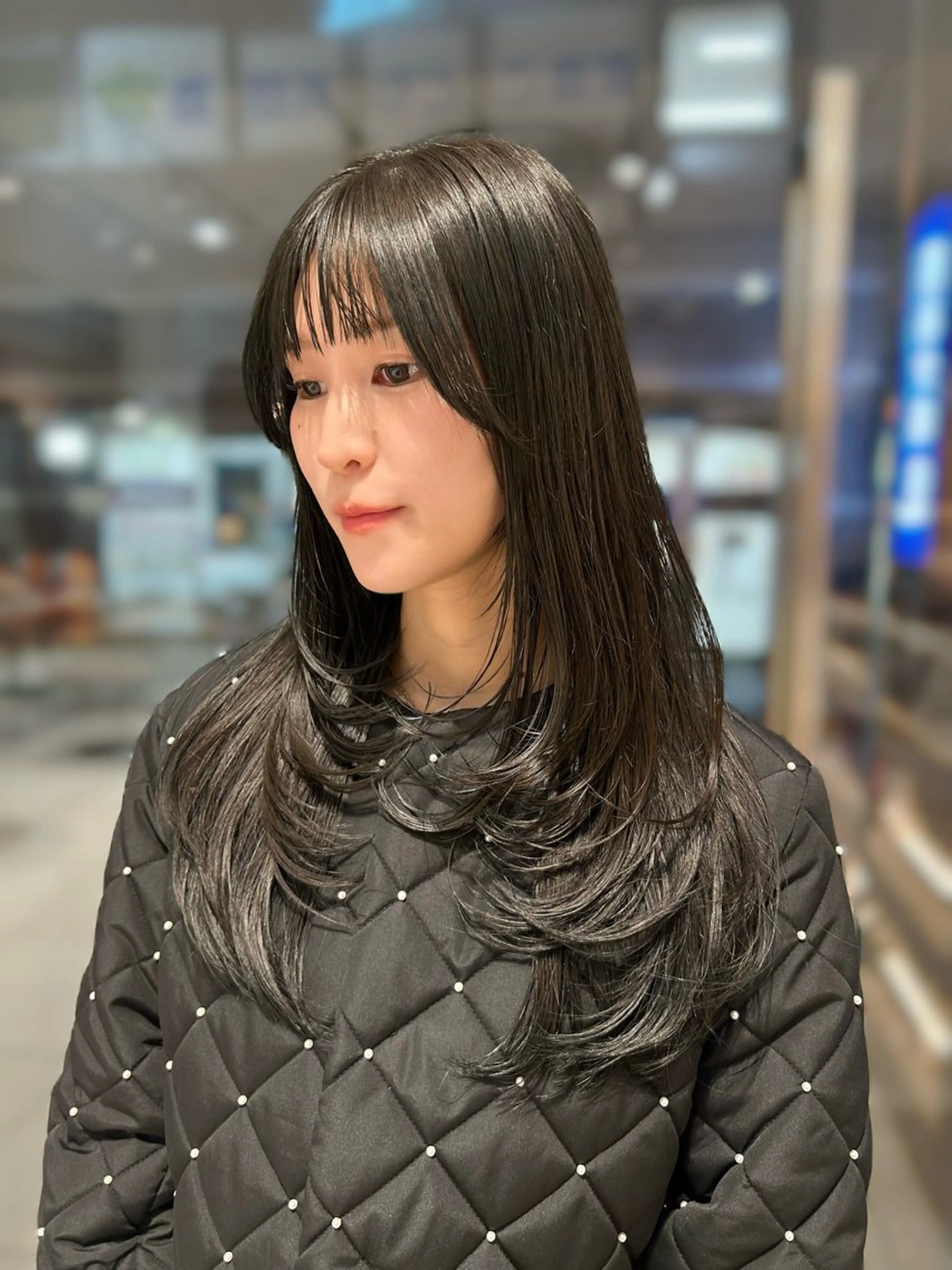 ロング カラー カット MIKA/ボブ/ レイヤー/メンズのヘアスタイル