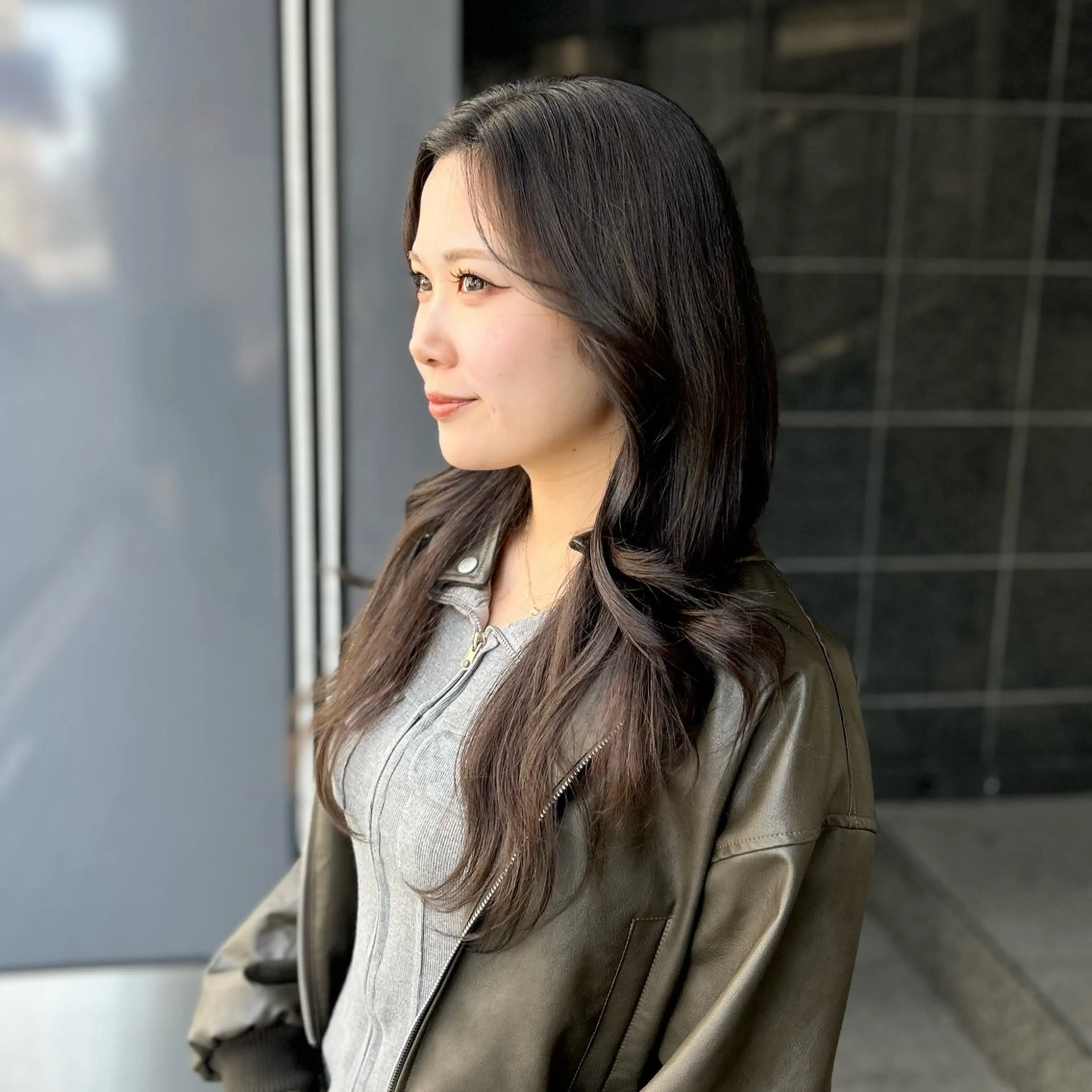 ロング calna 古賀 菜摘のヘアスタイル