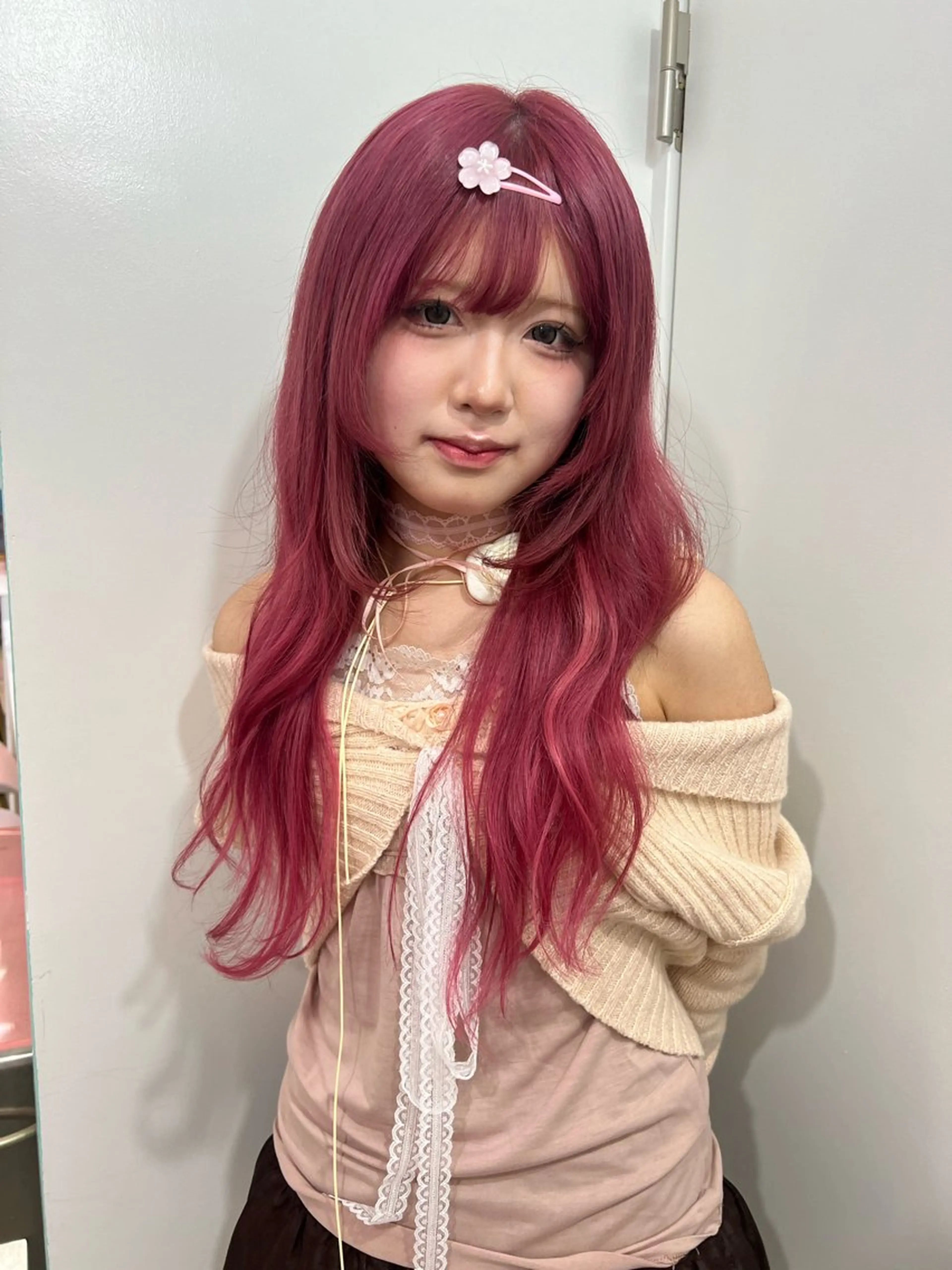 ロング カット ヘアカラー エクステ 💥ウルフカット デザインあんな💥のヘアスタイル