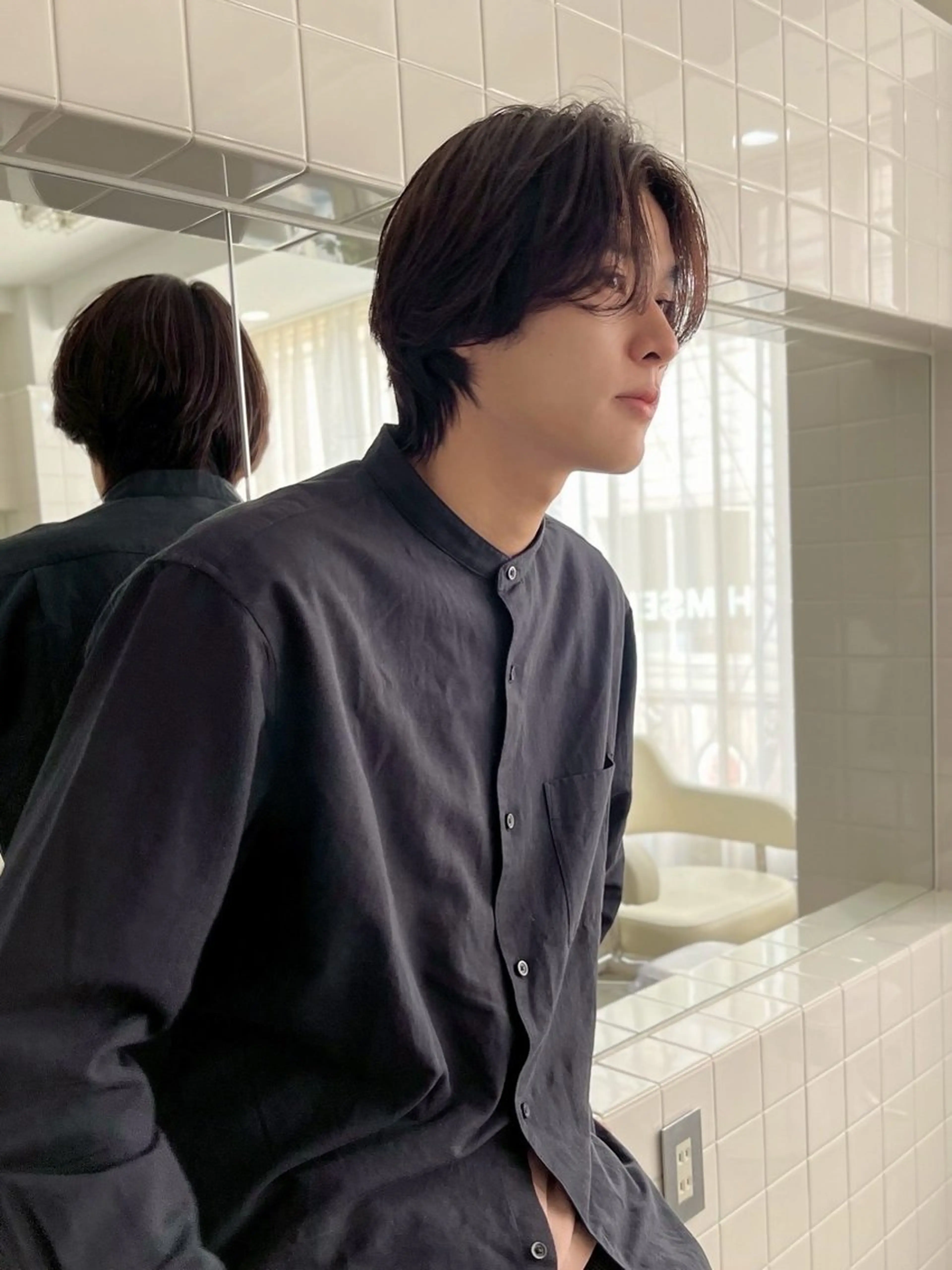 【18​〜​26歳男性限定✂】毛流れセンターパートカットモデル📸SNS掲載有🉑サイド撮影可能な方※条件一読ください🙇の写真