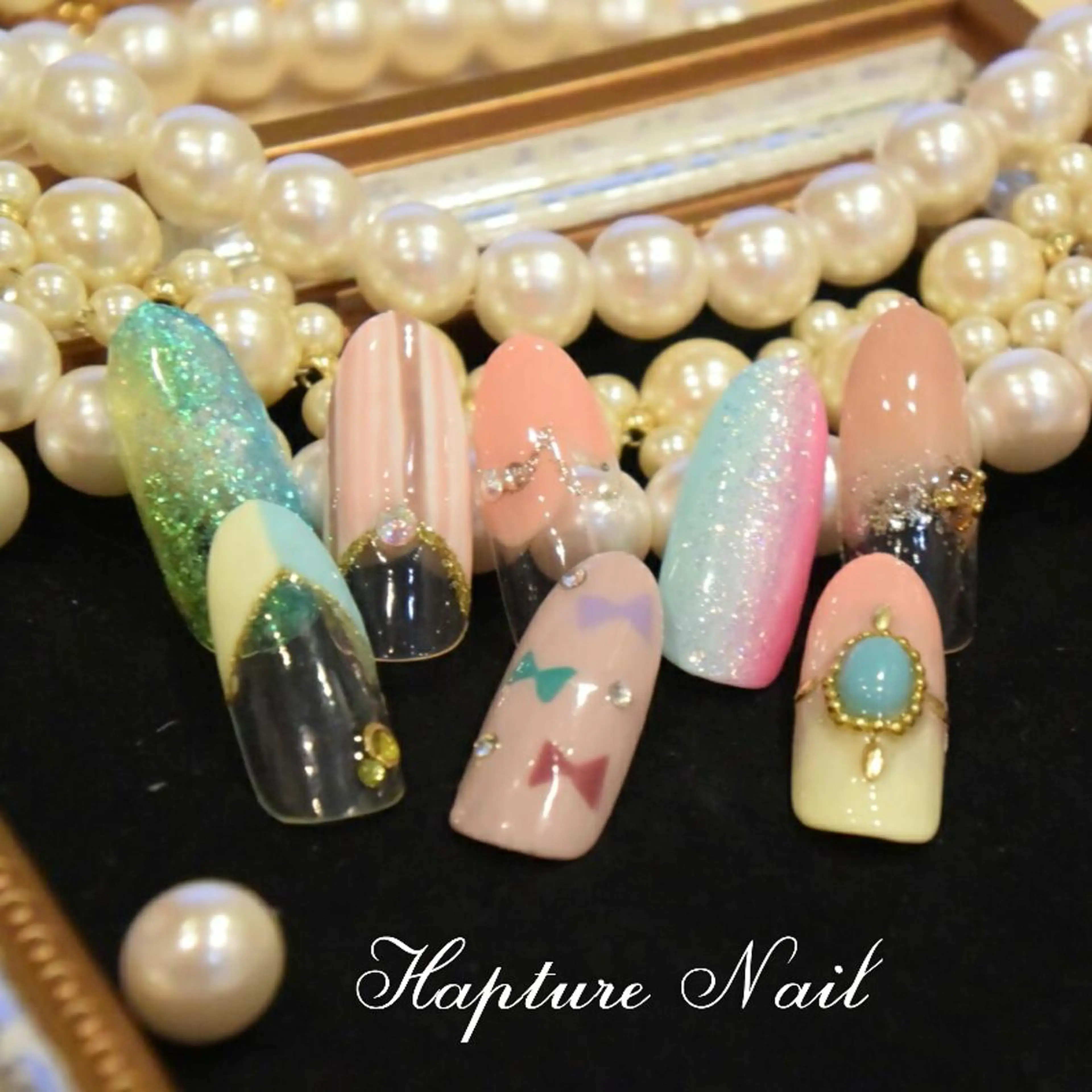 ショート ミディアム セミロング ネイル m- Hiroのネイルデザイン