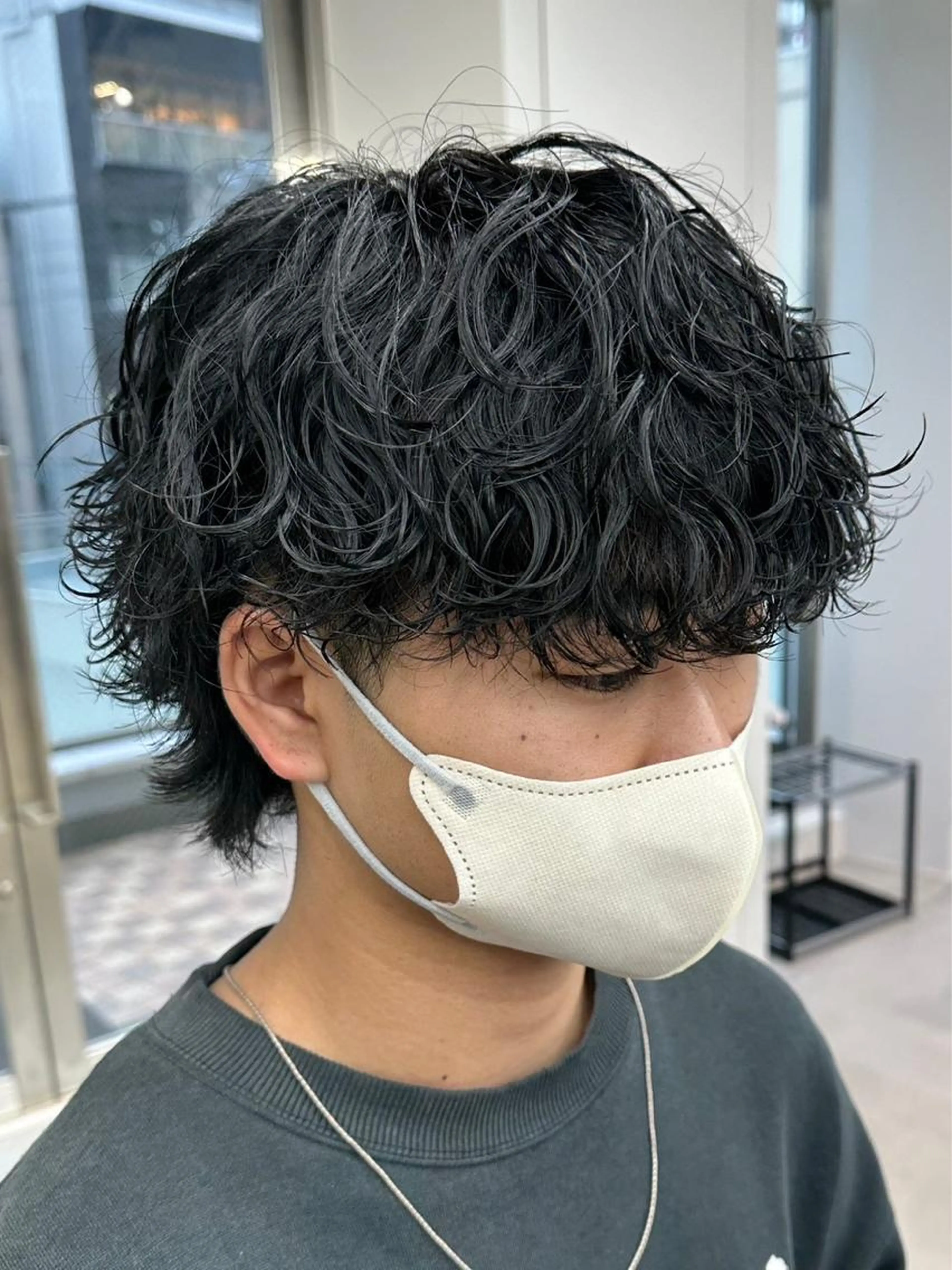 【🔴ミニモ限定初回クーポン🔴】カット✂️＋無造作パーマ＋3stepトリートメント✨✨（メンズカット／メンズパーマ）の写真
