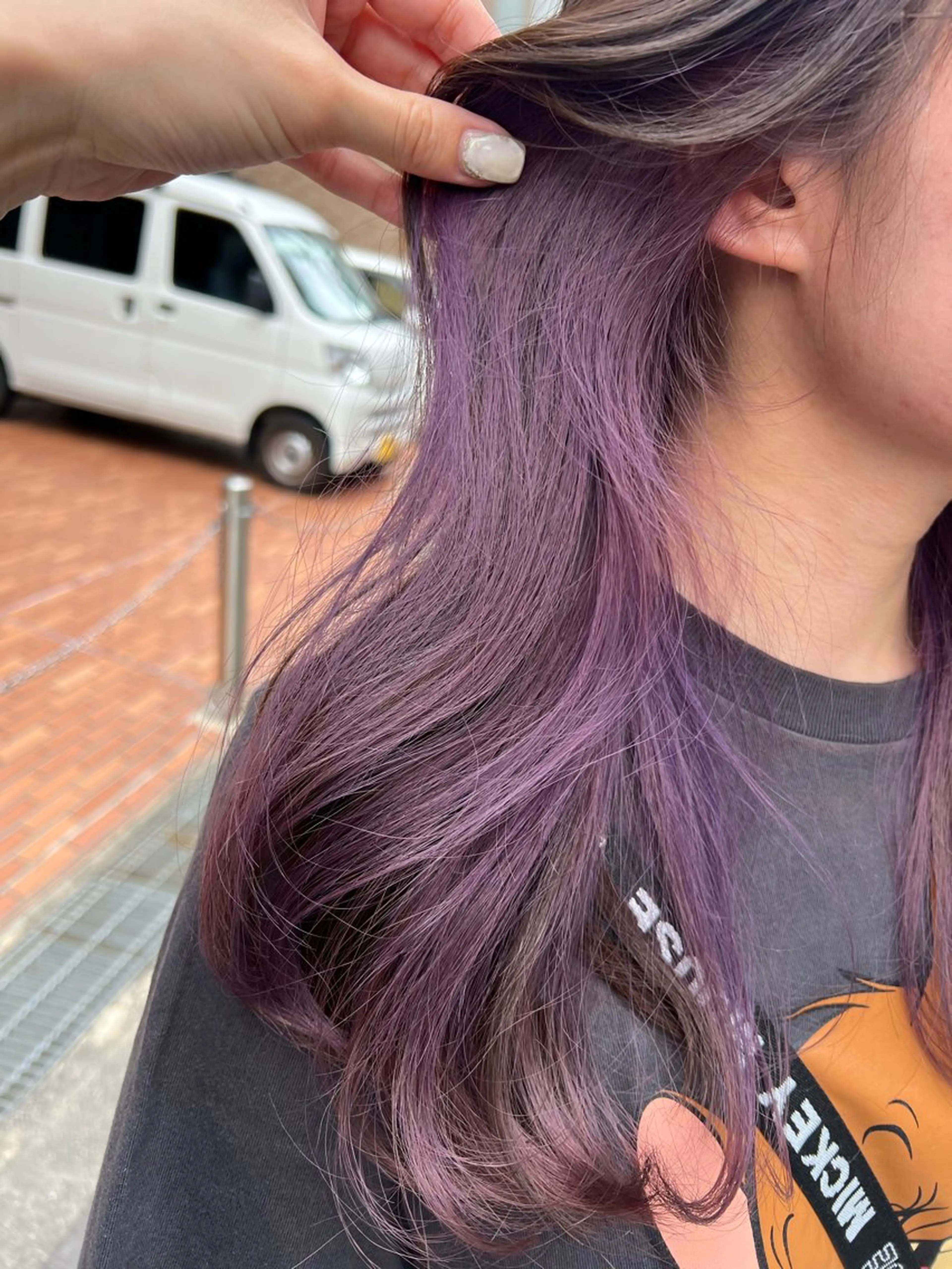 ロング カラー 谷町/Le'a /竹原しおなのヘアスタイル