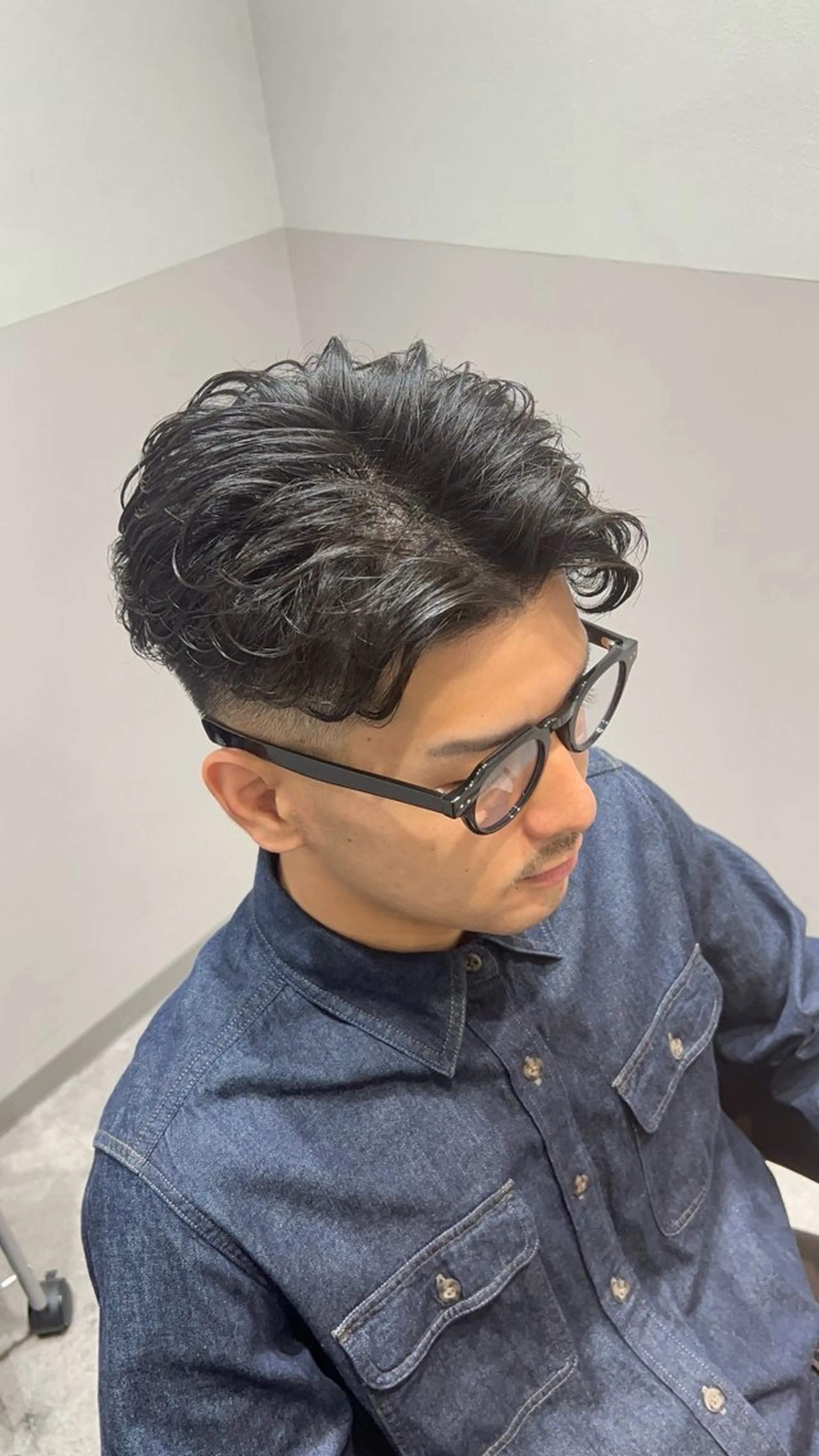 ショート カット パーマ 角田 瀬名のヘアスタイル