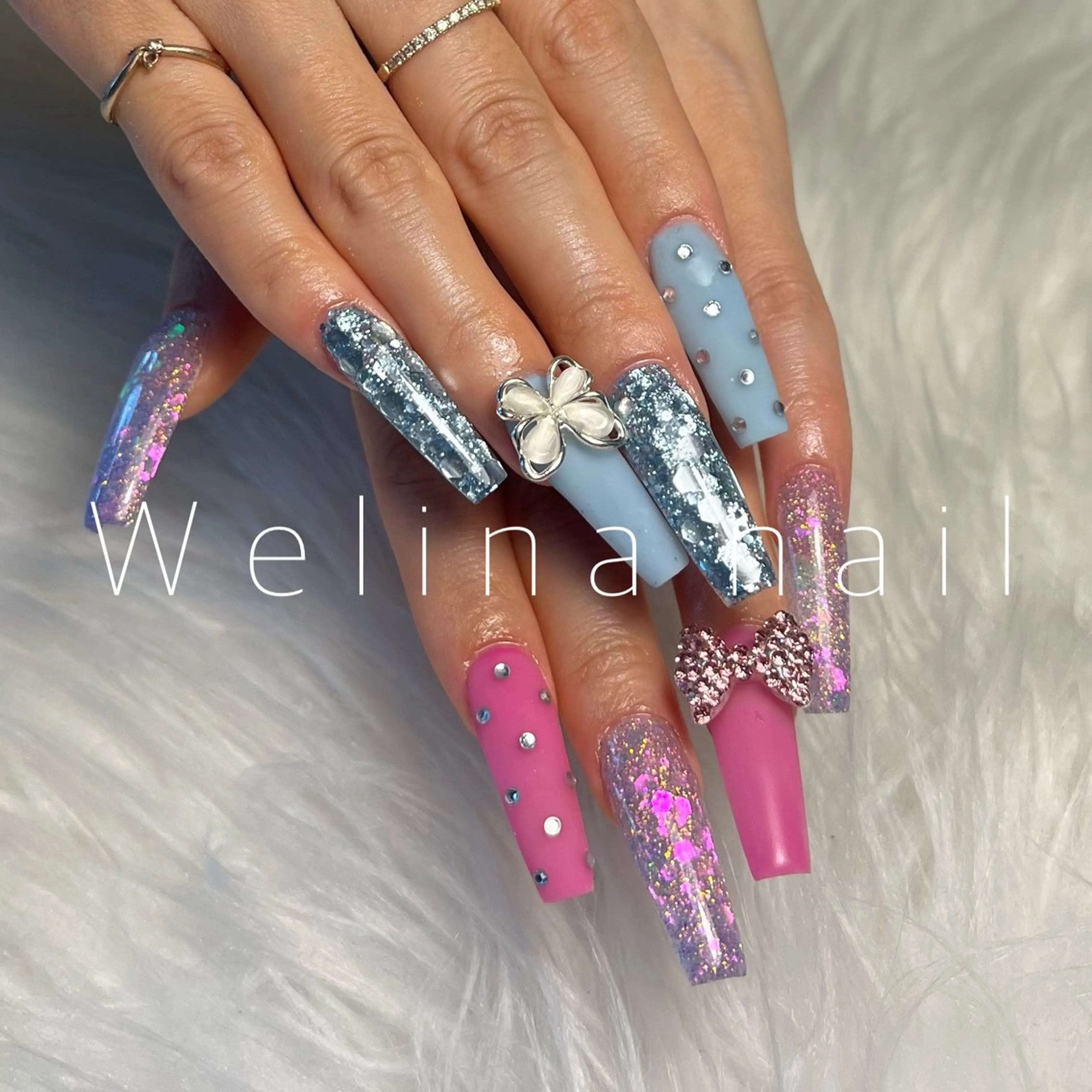 ネイル スカルプネイル Welina nailのネイルデザイン